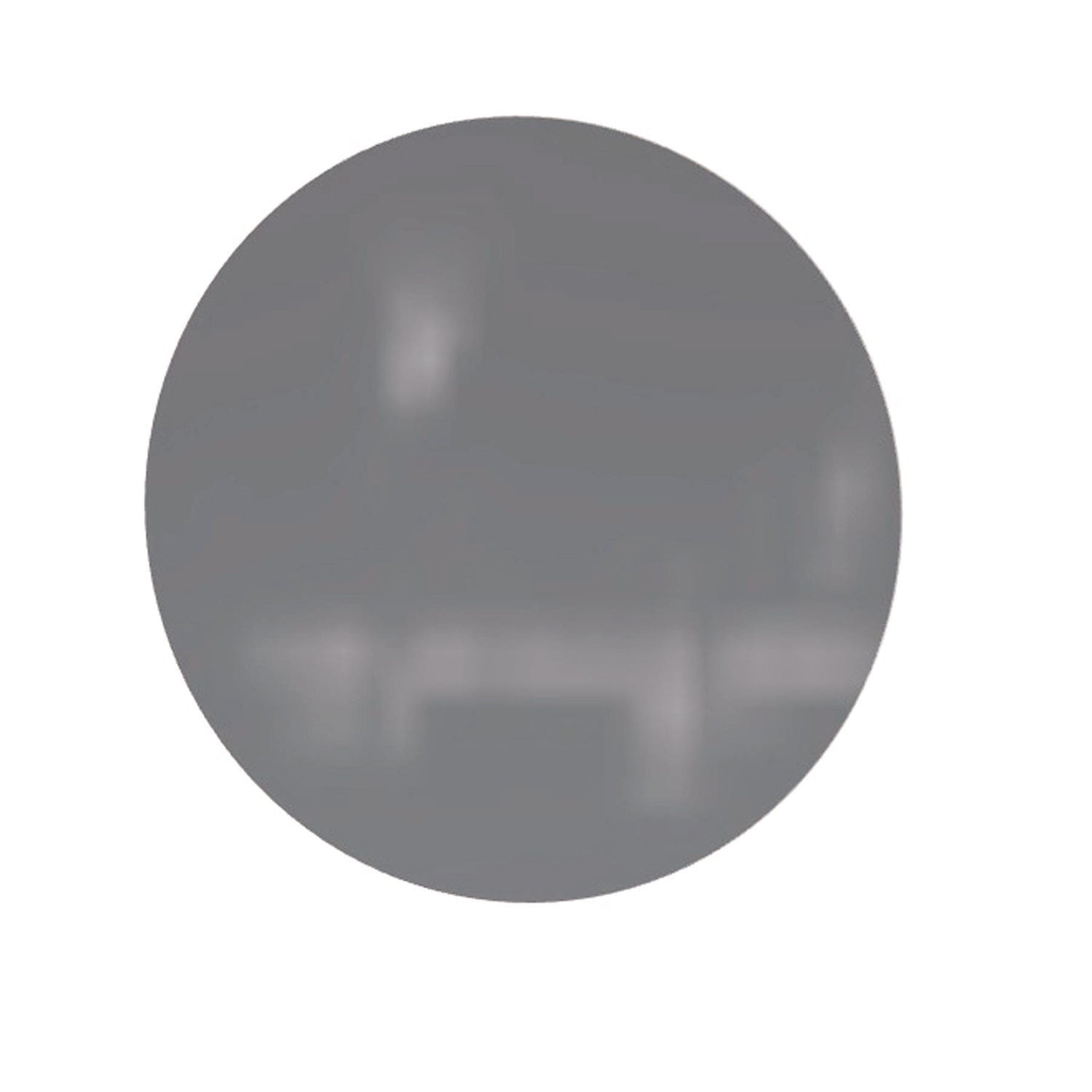 Ghent Coda Low Profile Circular Magnetic Glassboard, 24 x 24, Smoke Surface