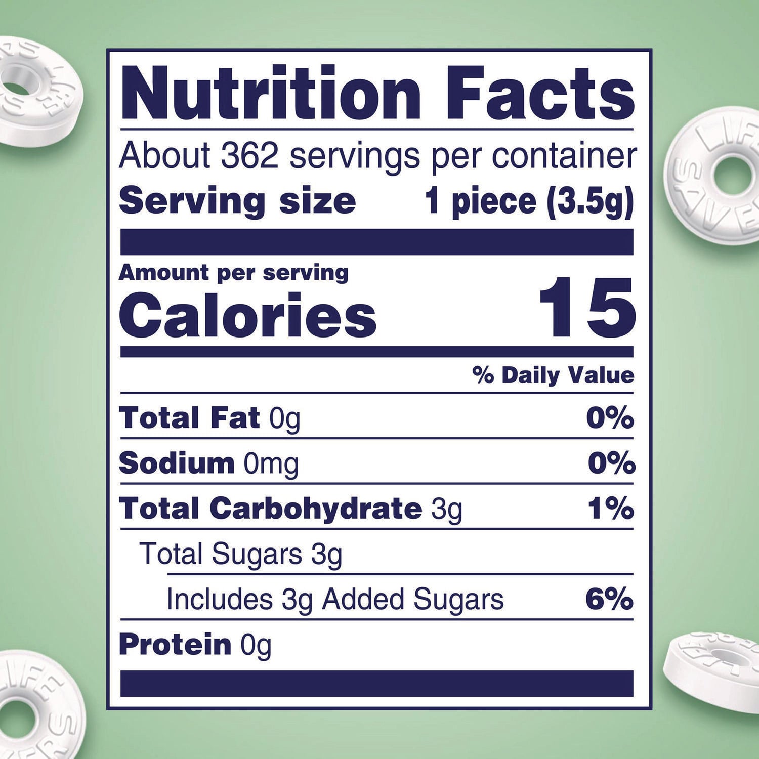 LifeSavers® Hard Candy Mints, Party Size, Wint-O-Green, Individually Wrapped, 44.93 oz Bag - Bloom Skins