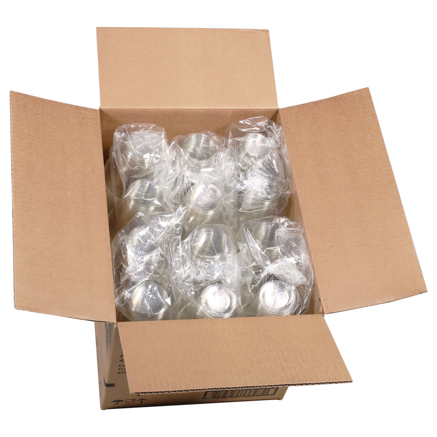 Pactiv Evergreen RPET Cold Cup, 12 oz, Plastic, Clear, 420/Carton