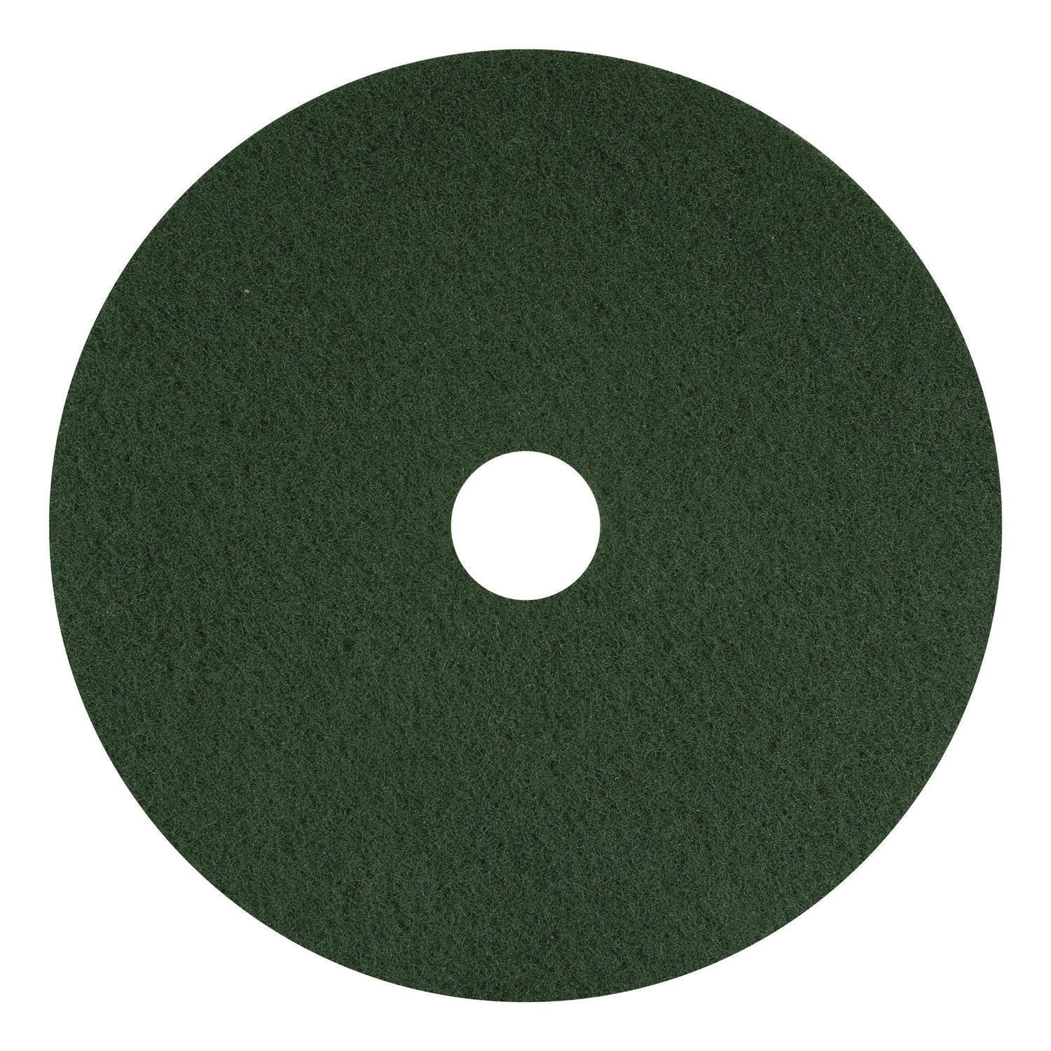 Americo® Scrubbing Pads, 13", Green, 5/Carton