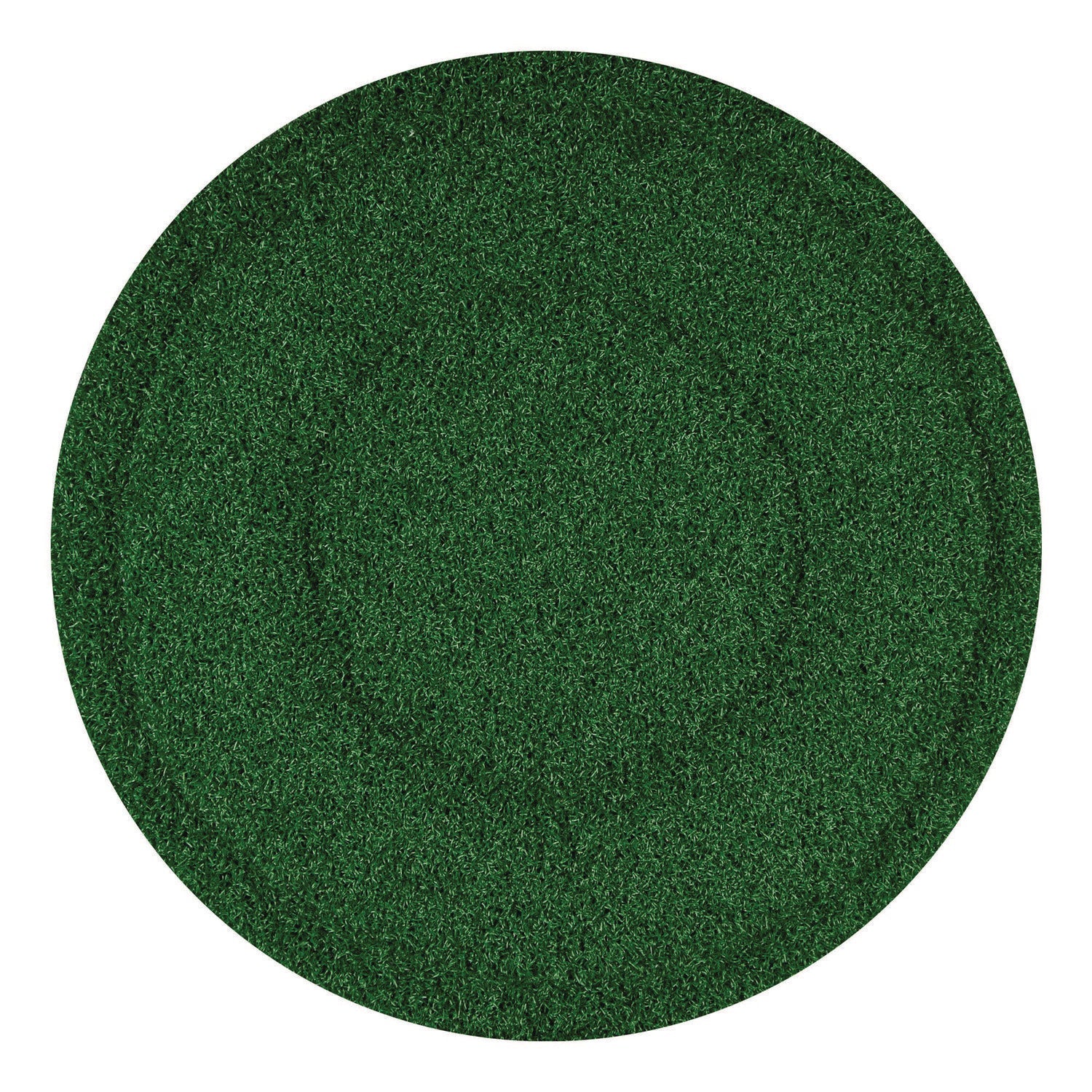 Americo® TurfScrub Brush Floor Pad, 20" Diameter, Green, 4/Carton
