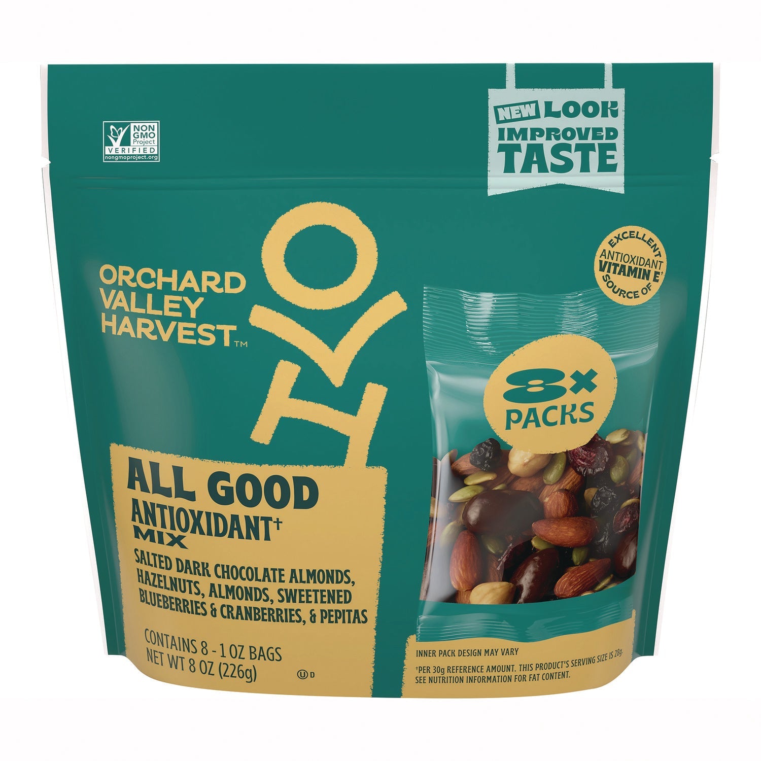 Orchard Valley Harvest® All Good Antioxidant Mix, 1 oz Bags, 8/Pack