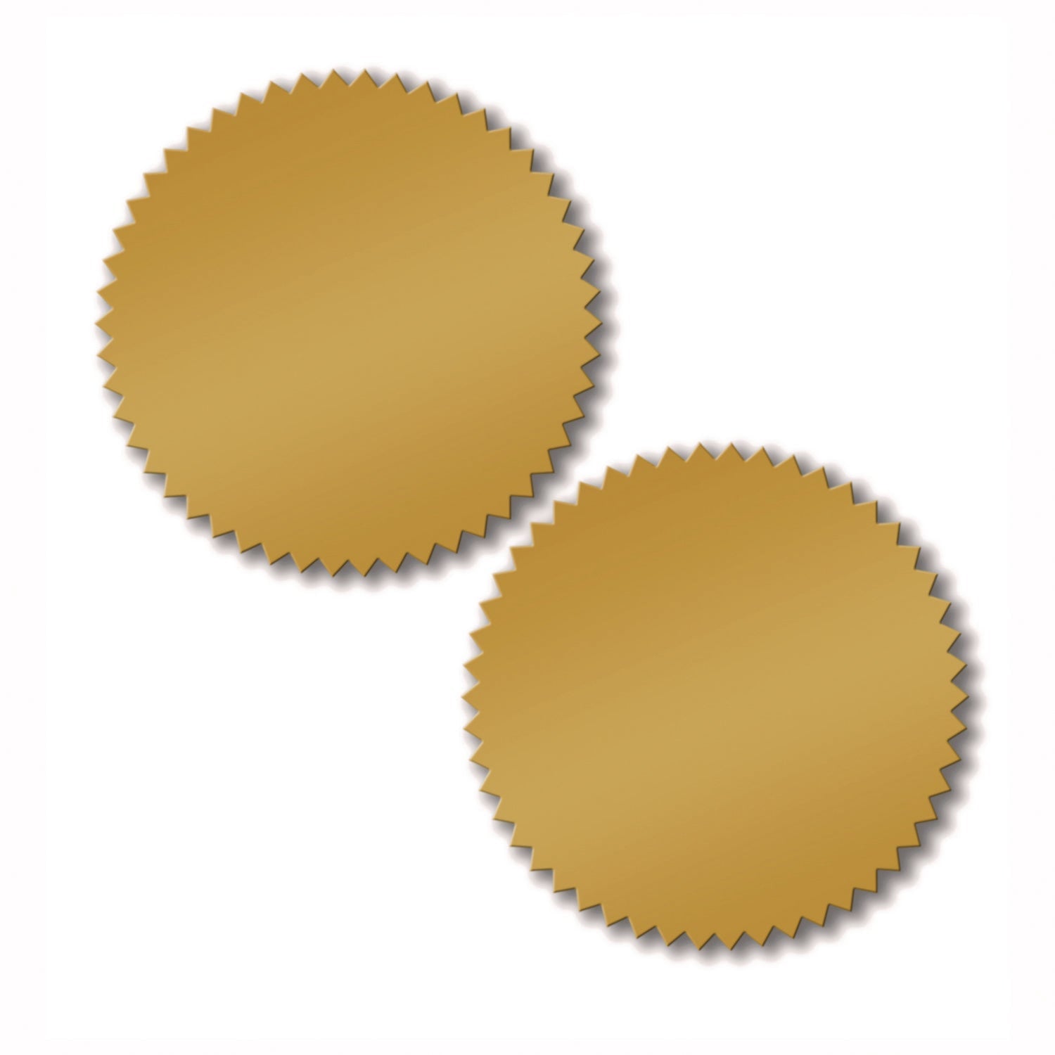 Great Papers!® Seals, 1.75" Diameter, Gold Foil, 50/Pack - Bloom Skins