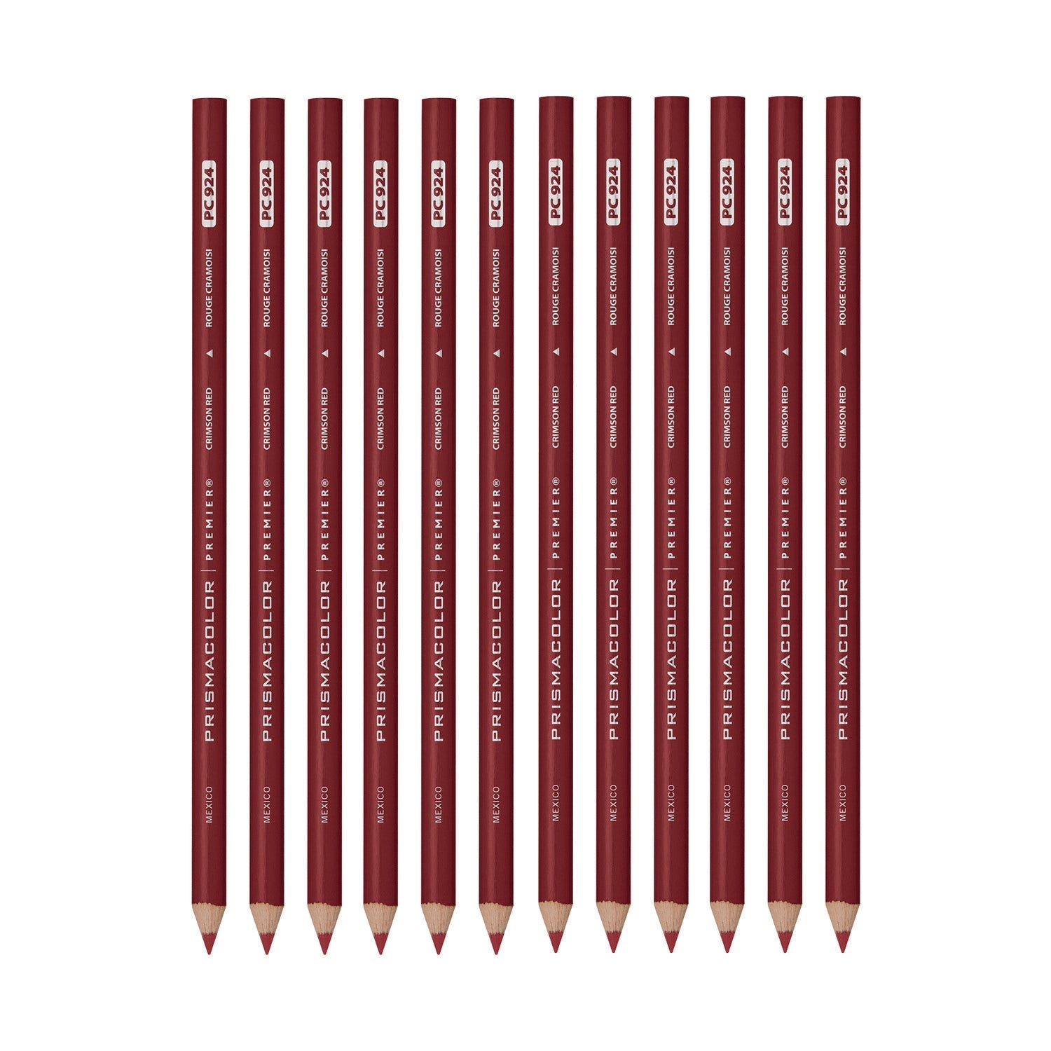 Prismacolor® Premier Colored Pencil, Crimson Red Lead, Crimson Red Barrel, 12/Pack