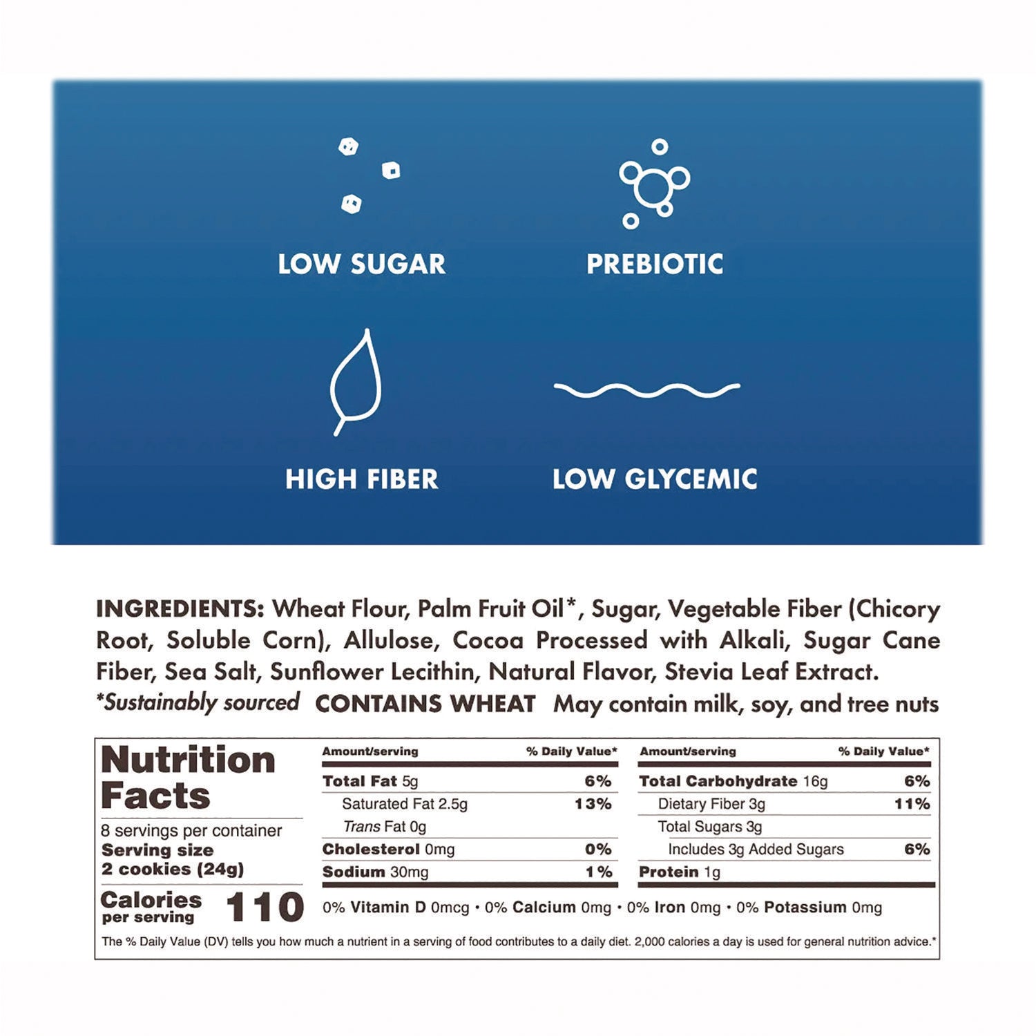 Rip Van® Leos Cookies and Cream Sandwich Cookies, 2 Cookies/Pack, 10 Packs/Box - Bloom Skins