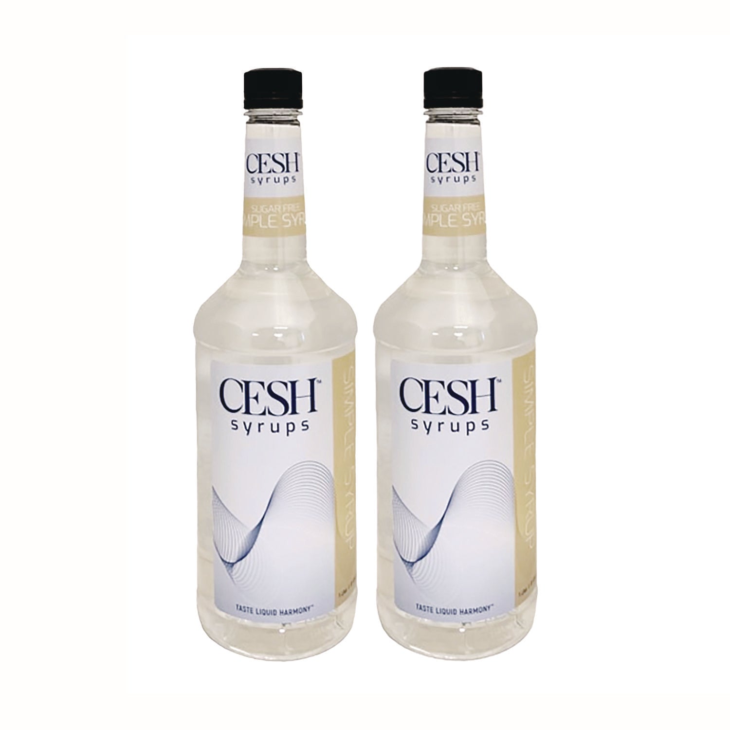 CESH™ Simple Sugar-Free Syrup, 33.81 oz Bottle, 2/Carton
