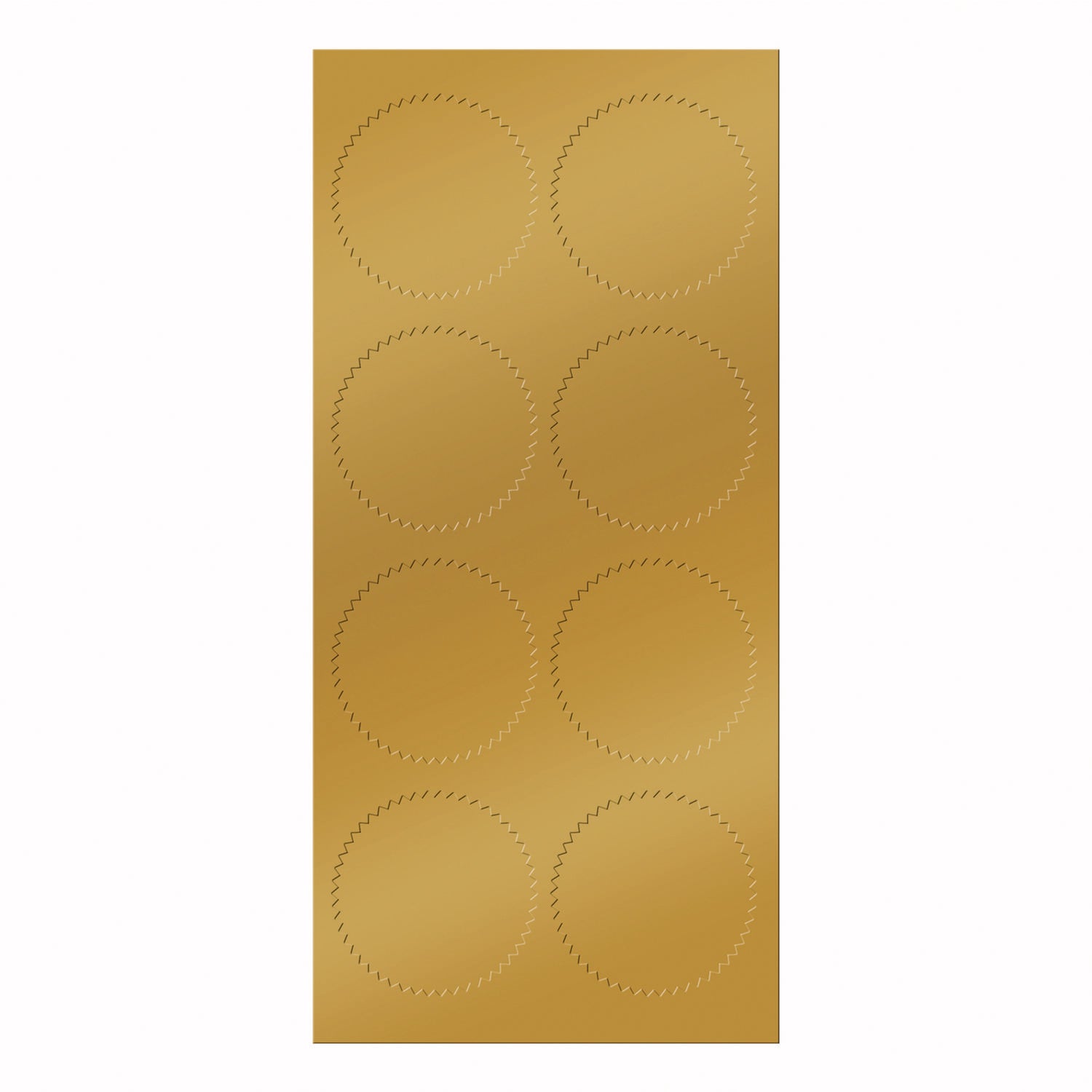 Great Papers!® Seals, 1.75" Diameter, Gold Foil, 50/Pack - Bloom Skins