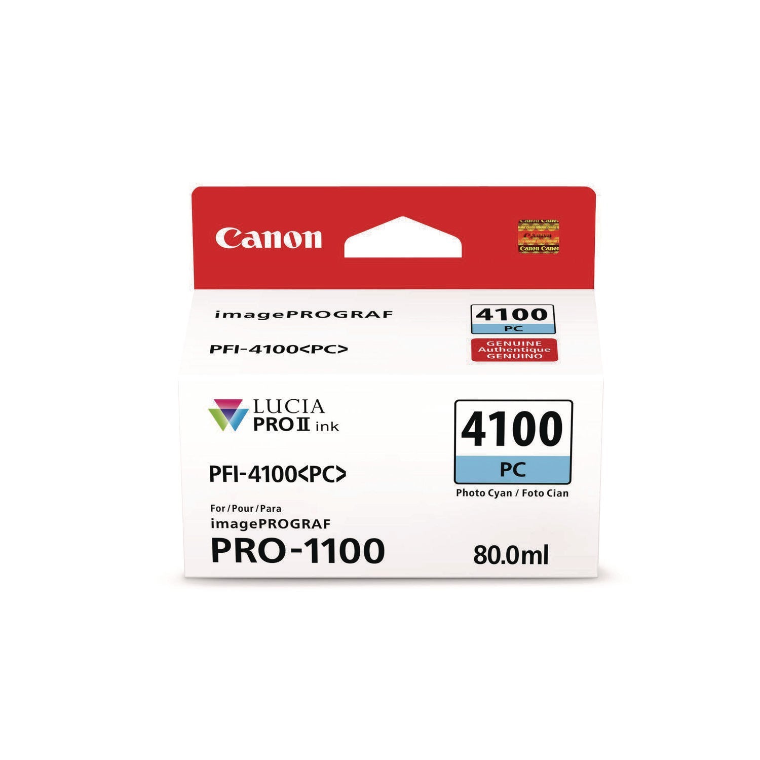 Canon® 6781C002AA (PFI-4100) High-Yield Ink, Photo Cyan - Bloom Skins