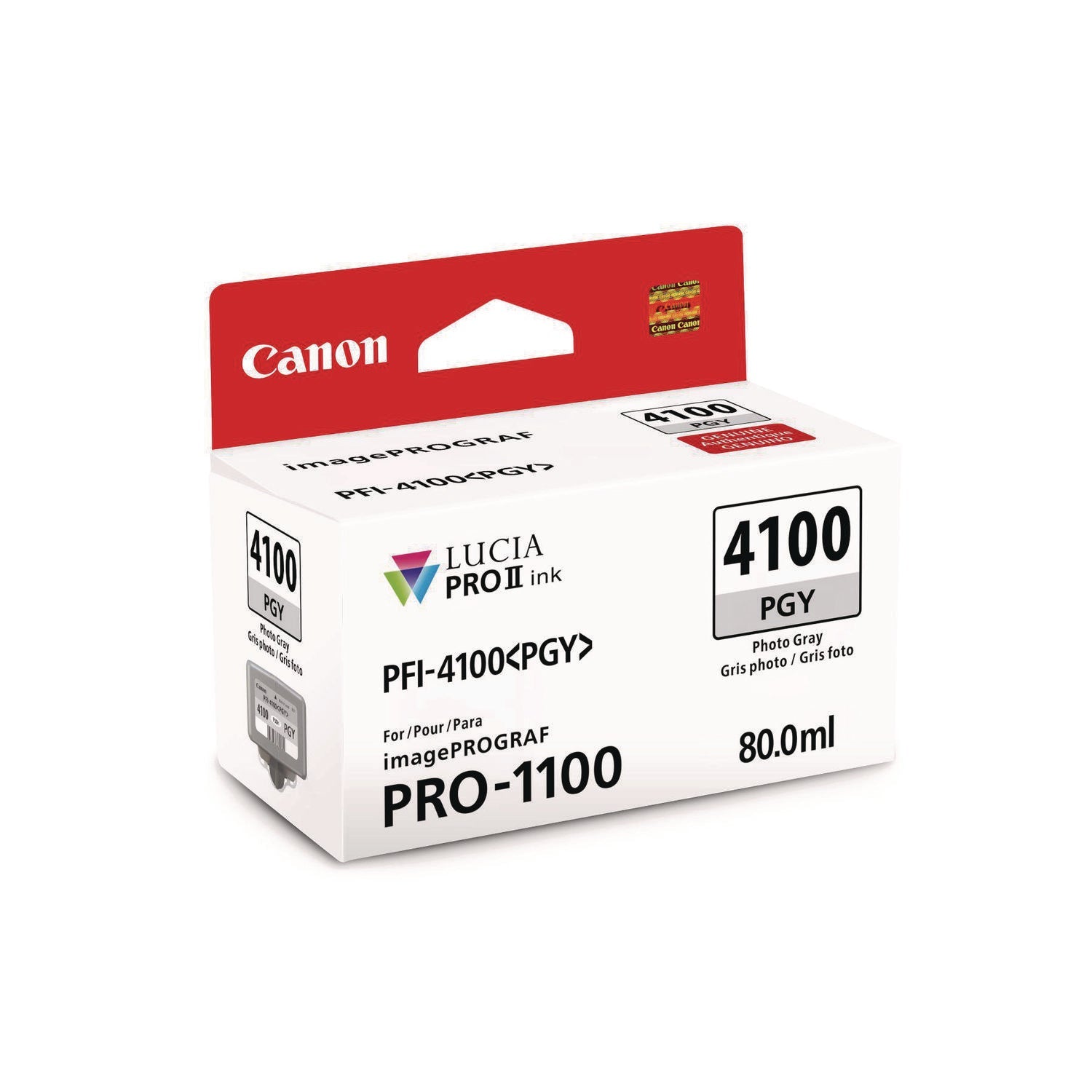 Canon® 6784C002AA (PFI-4100) High-Yield Ink, Photo Gray - Bloom Skins