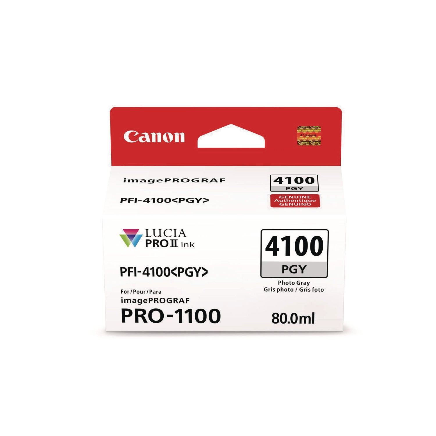 Canon® 6784C002AA (PFI-4100) High-Yield Ink, Photo Gray - Bloom Skins