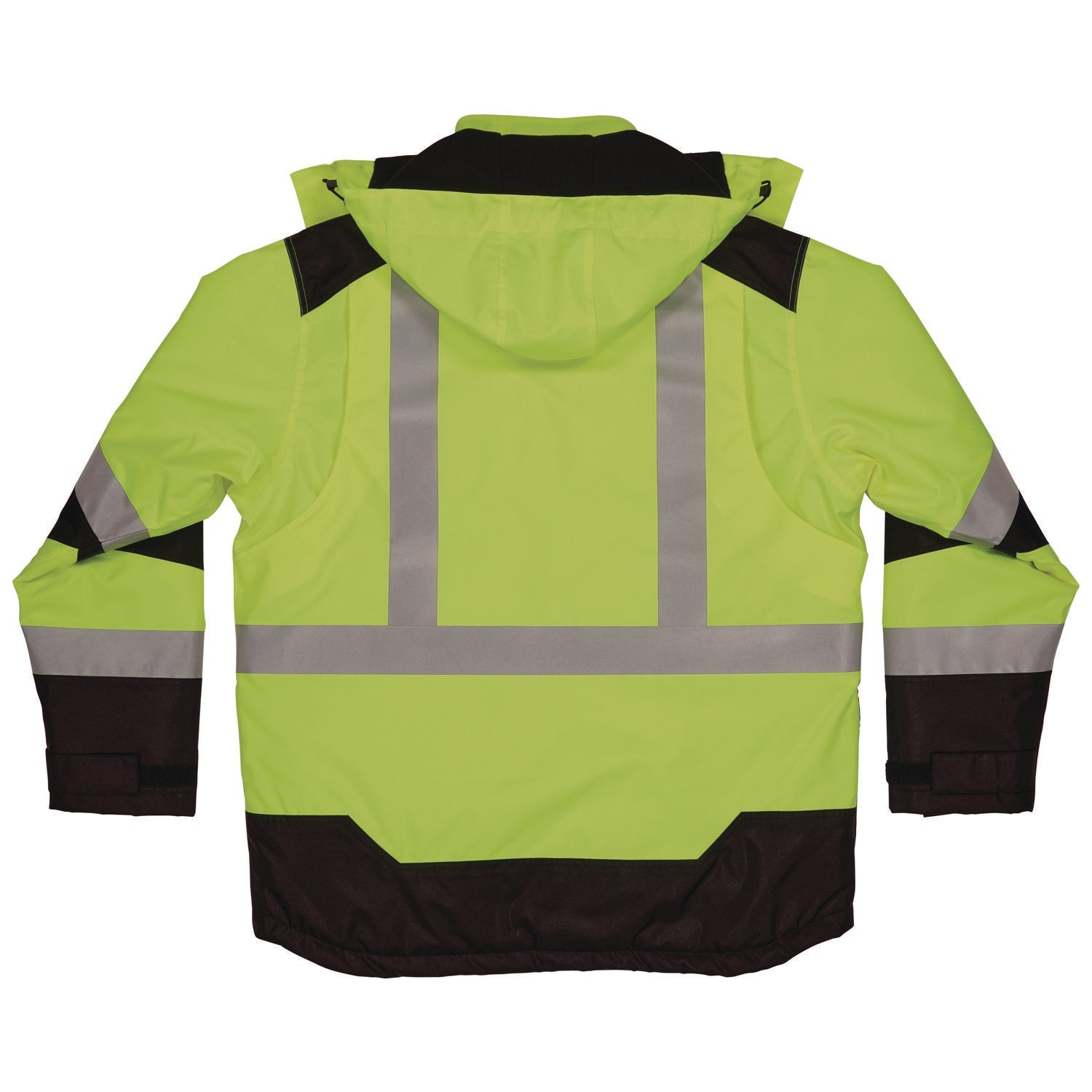 ergodyne® GloWear Class 3 Hi-Vis Winter Jacket with AmpliFIRE Heat Reflective Lining, X-Large, Lime - Bloom Skins