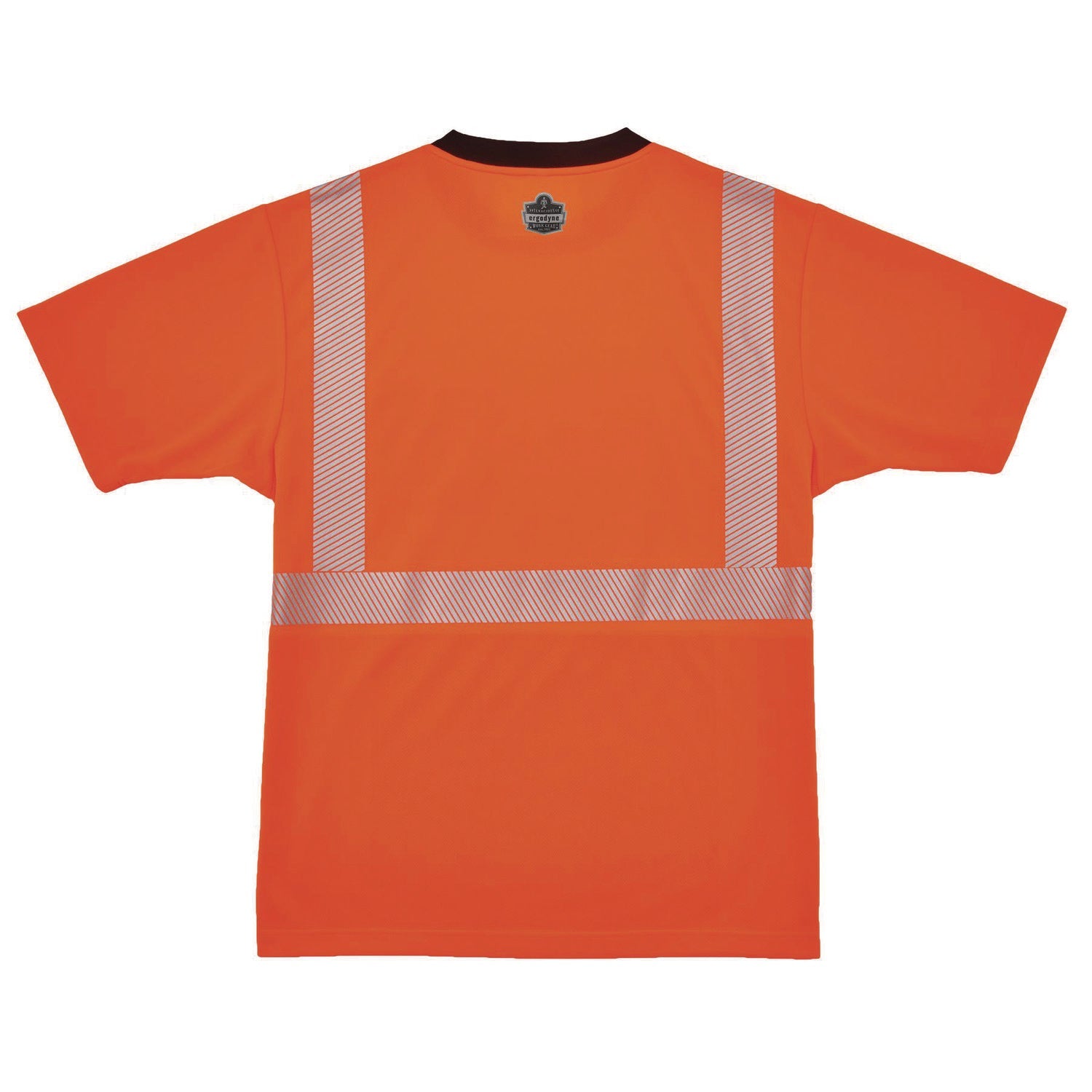 ergodyne® GloWear 8280BK Class 2 Performance T-Shirt with Black Bottom, 2X-Large Long, Orange