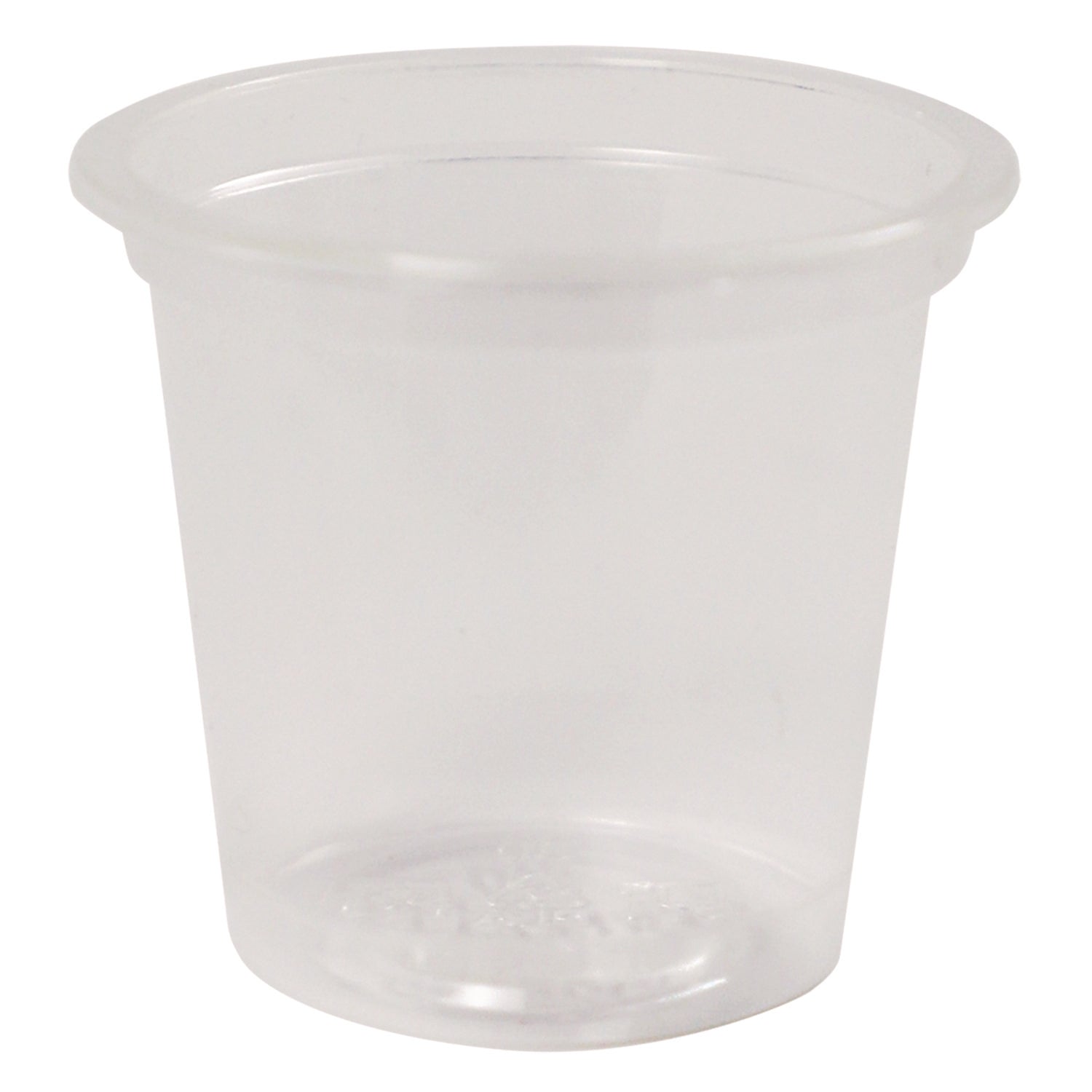 World Centric® PLA Clear Cold Cups, 1 oz, Plastic, Clear, 3,000/Carton