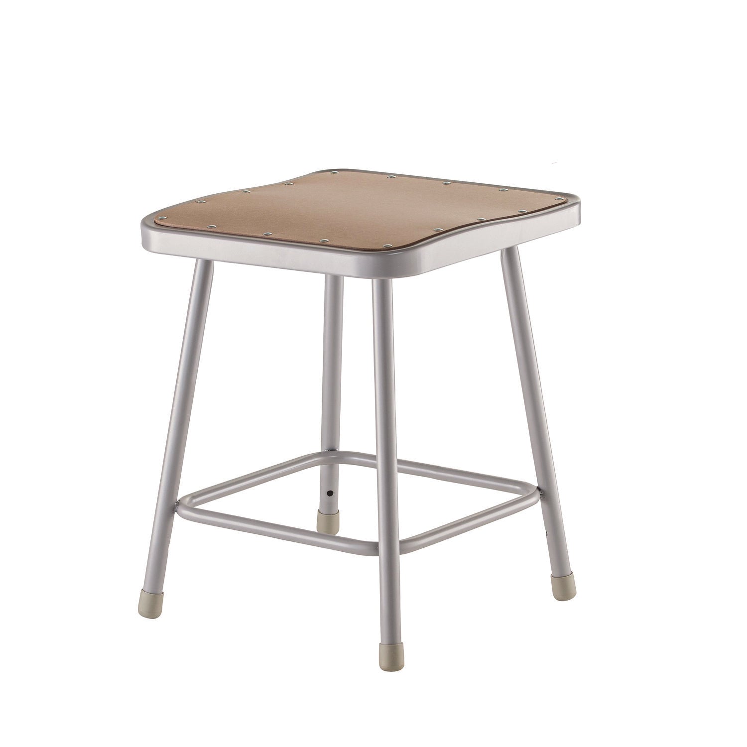 NPS Heavy Duty Square Seat Steel Stool|Backles