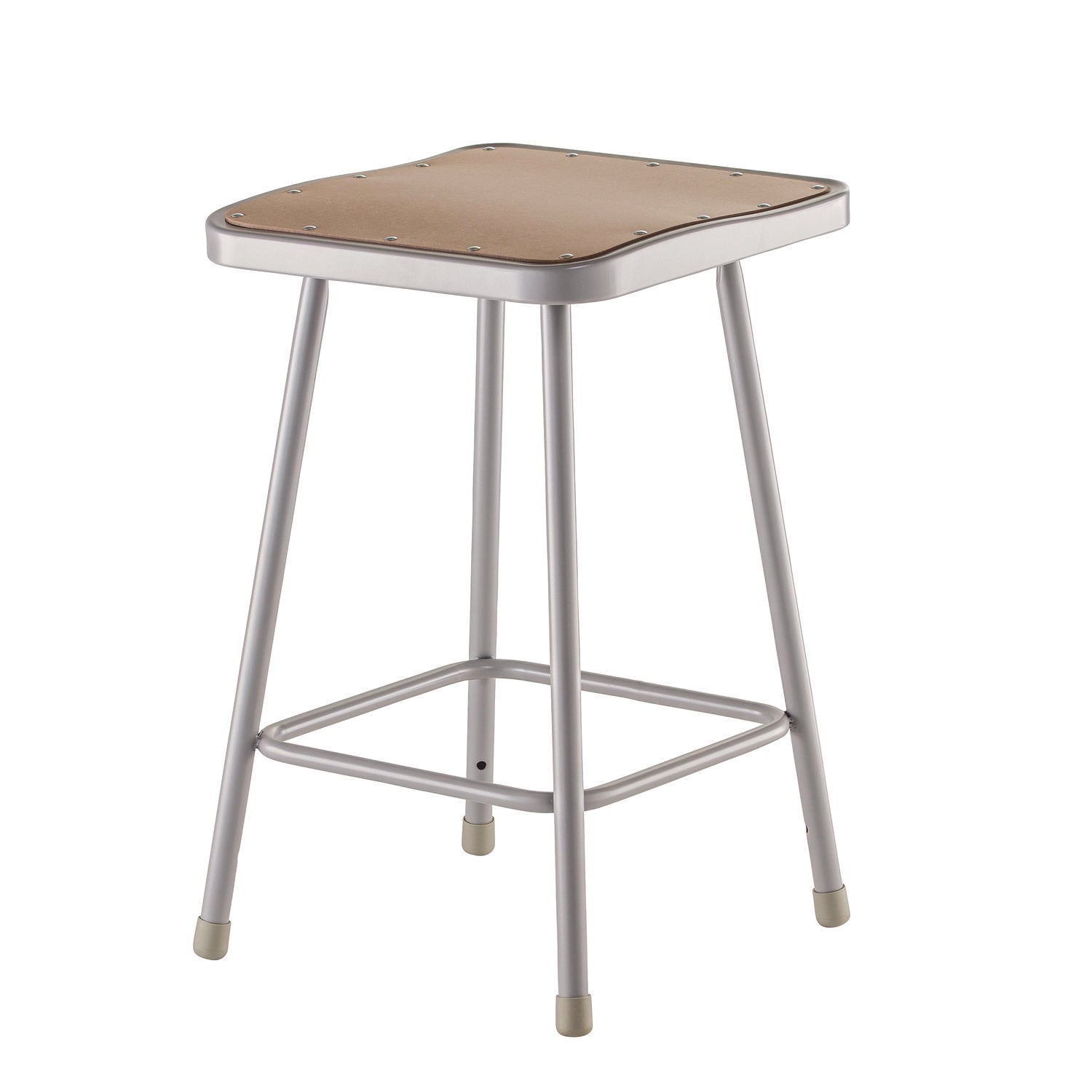 NPS Heavy Duty Square Seat Steel Stool|Backles