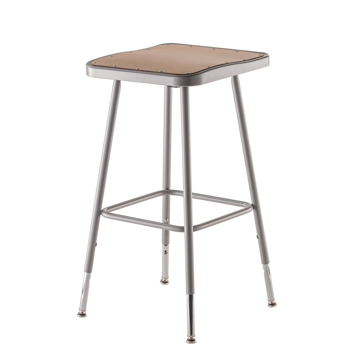NPS Adjustable Height Heavy Duty Steel Stool