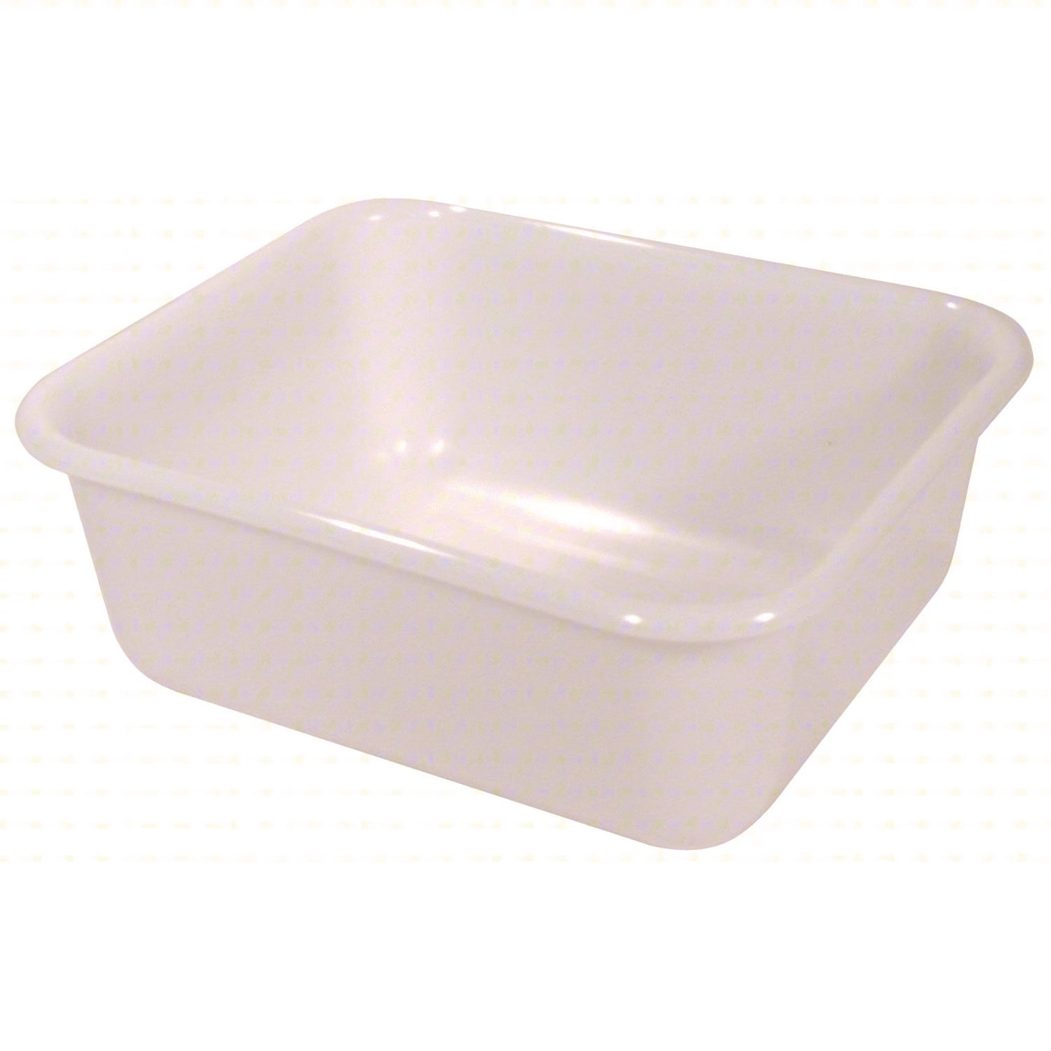 Rubbermaid® Commercial Bus/Tote, 12.38 x 14.38 x 5.38, White, 6/Carton