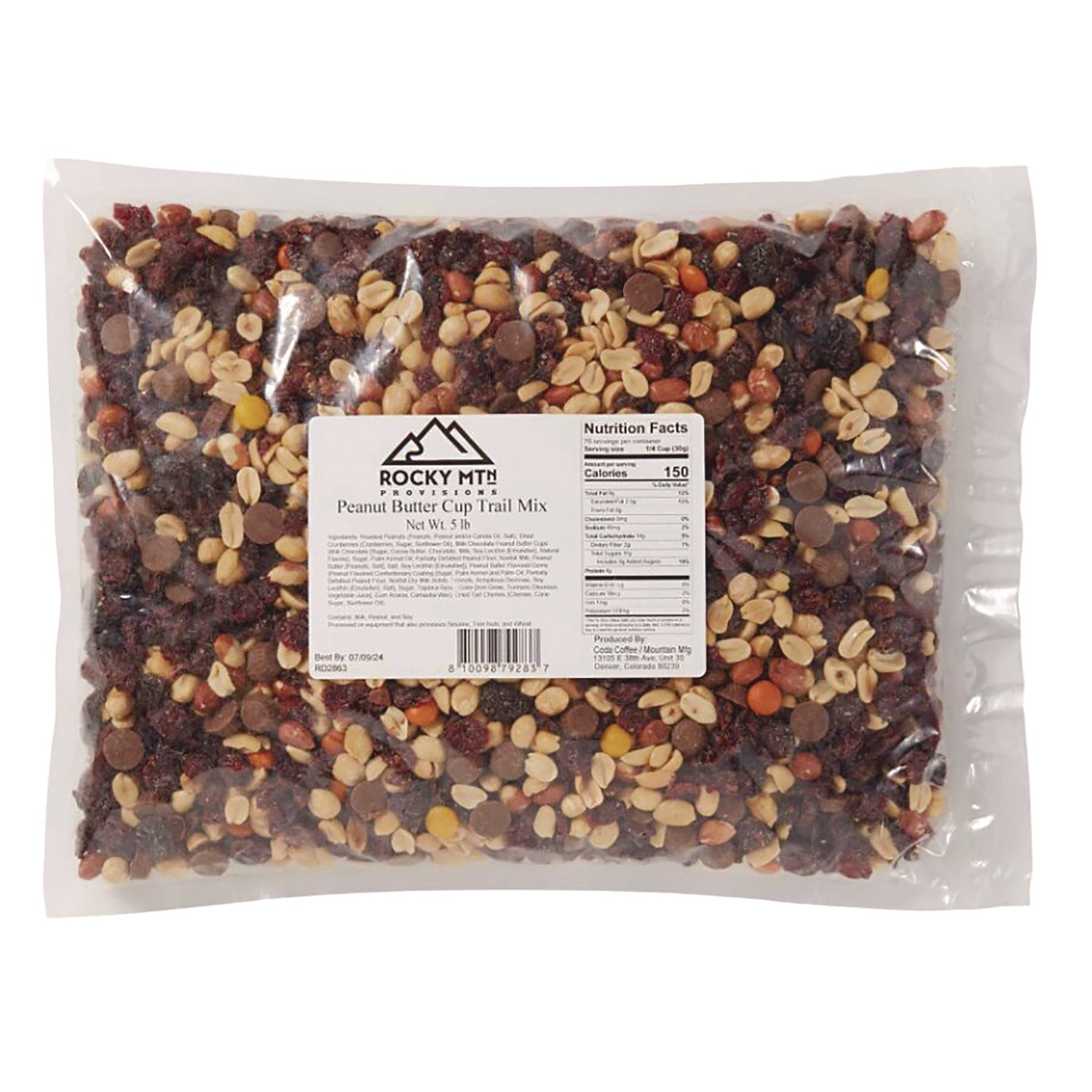 Mountain Manufacturing™ Peanut Butter Cup Roasted Trail Mix, 80 oz Bag, 4/Carton