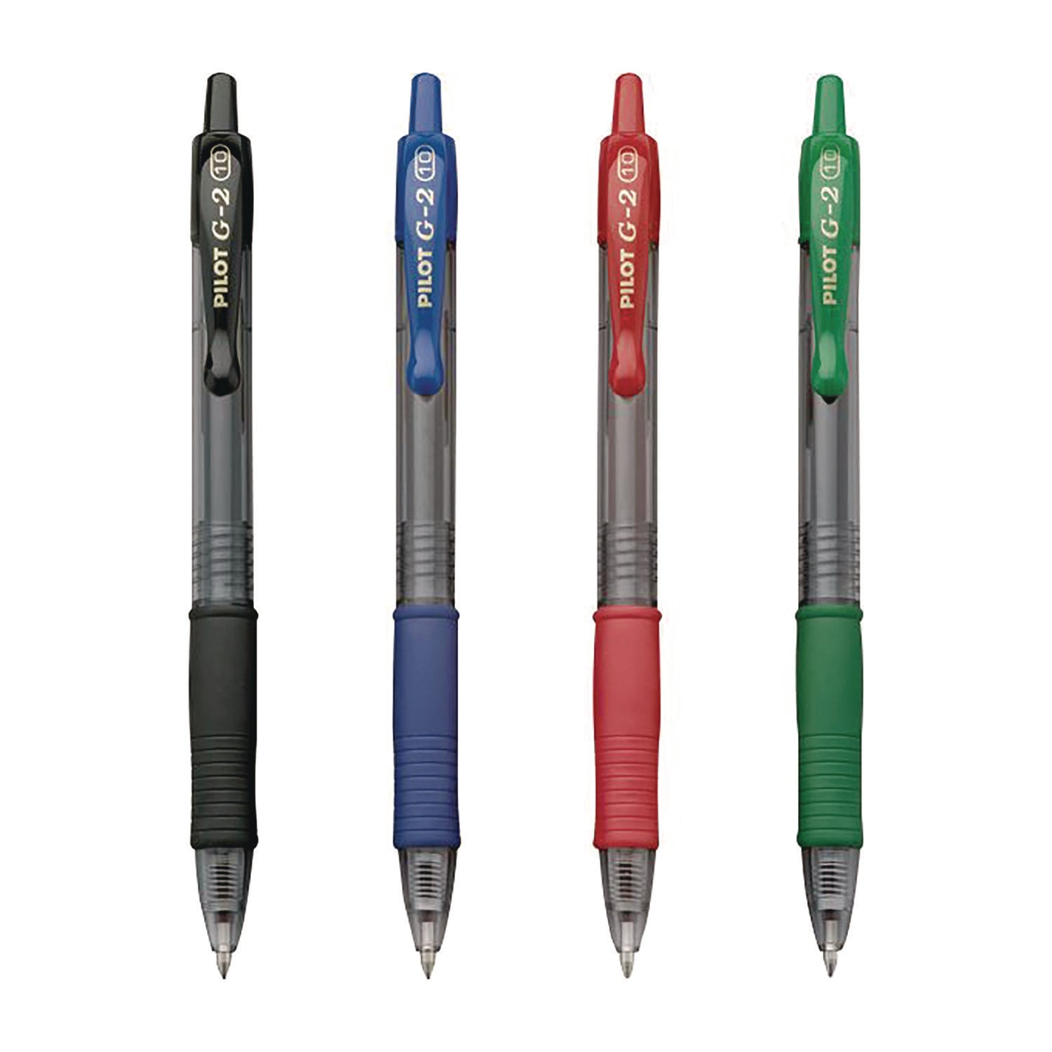 Pilot® G2 Premium Gel Pen, Retractable, Bold 1 mm, Assorted Ink and Barrel Colors, 4/Pack
