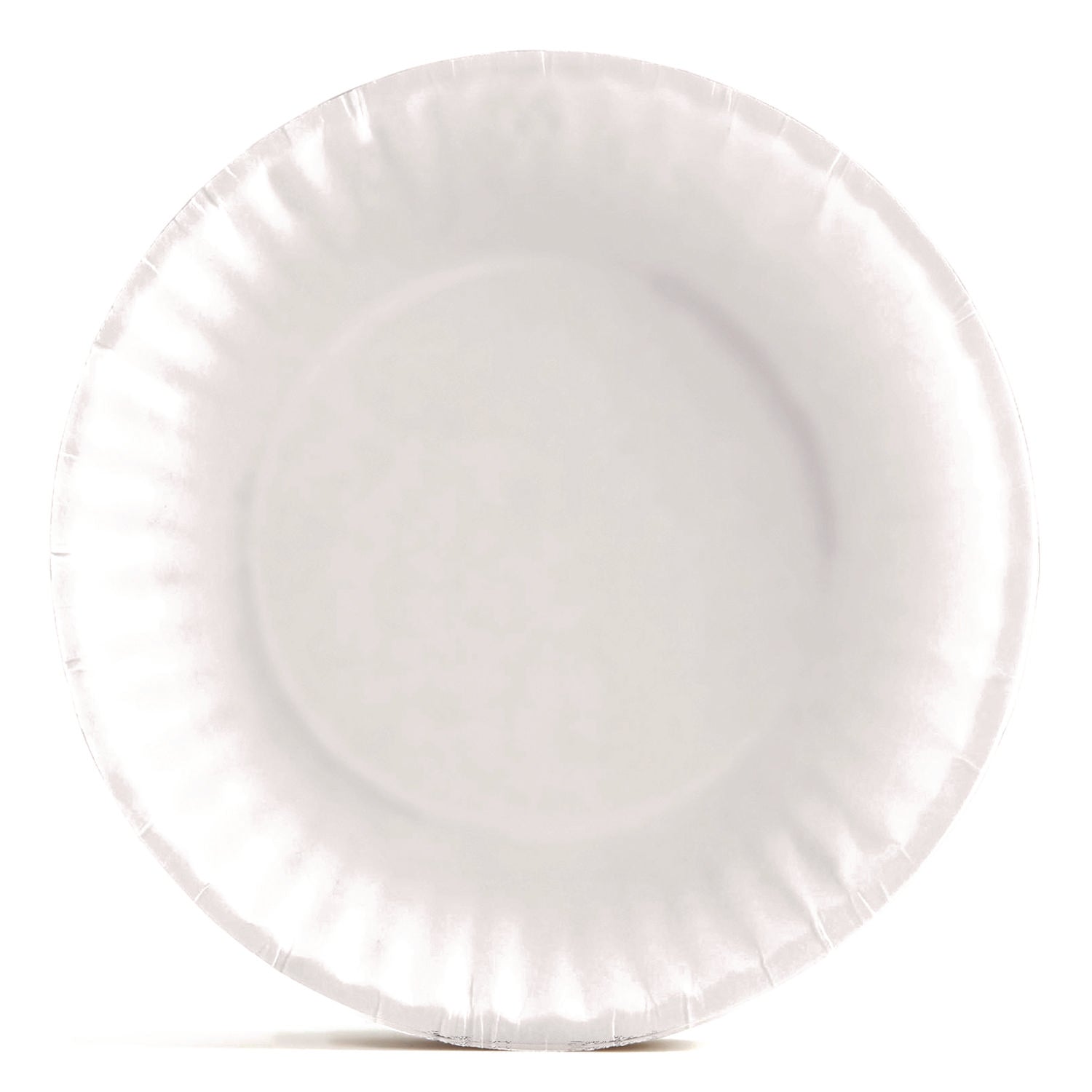 Perk™ ECONOMY PAPER PLATES, 6" DIA, WHITE, 250/PACK, 4 PACKS/CARTON