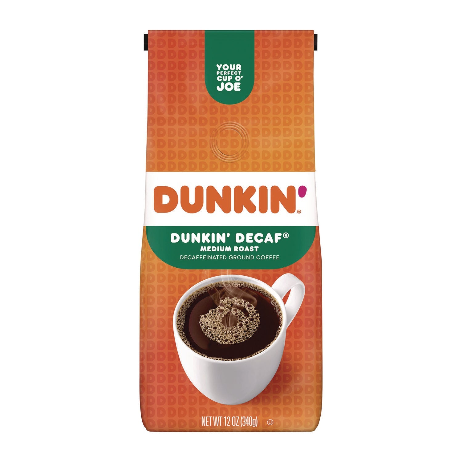 Dunkin'® Original Blend Decaf Coffee, 12 oz Bag
