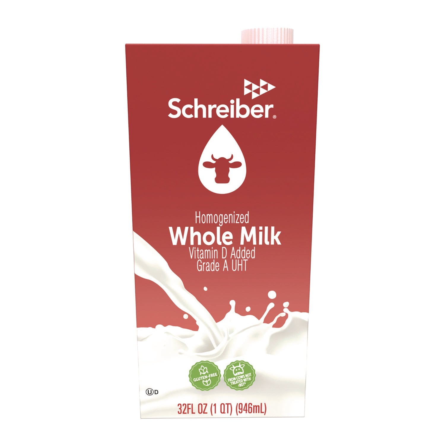 Natrel® Original Whole Milk, 32 oz Carton, 12/Carton
