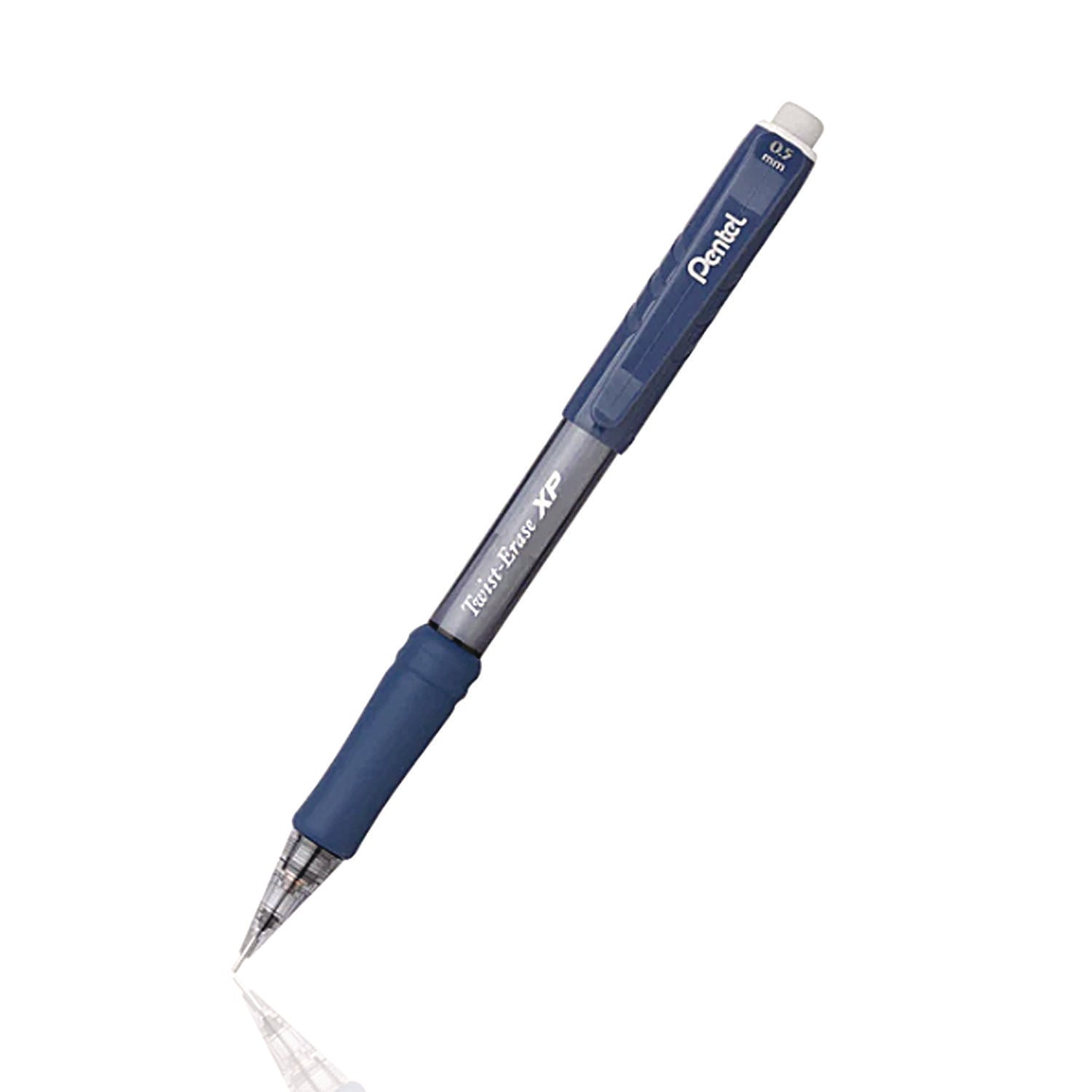 Pentel® Twist Erase EXPRESS Mechanical Pencil, 0.7 mm, HB (#2), Black Lead, Assorted Color Barrels, 4/Pack