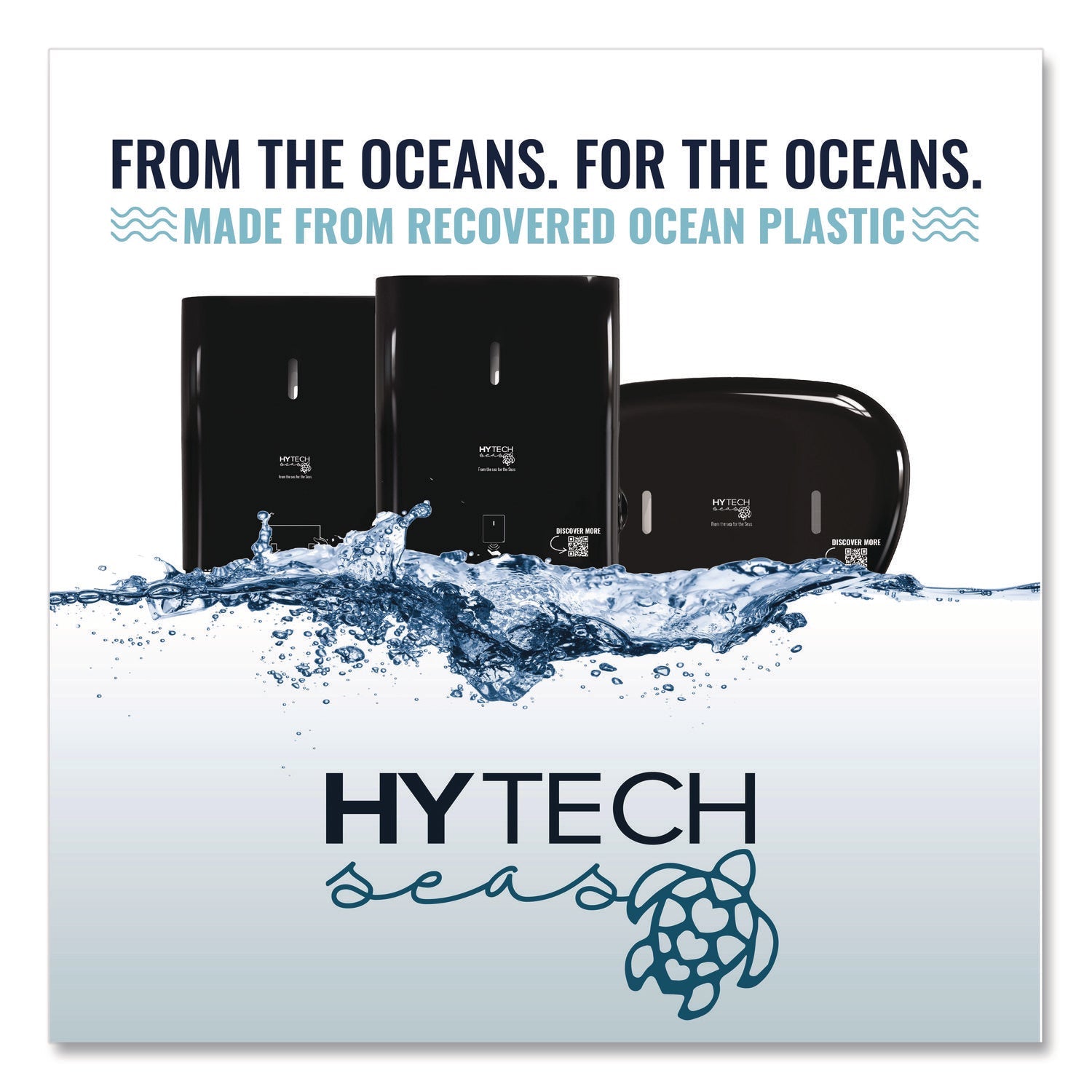Papernet® Hy Tech Towel Dispenser, Manual, 12.4 x 9.3 x 16.5, Black