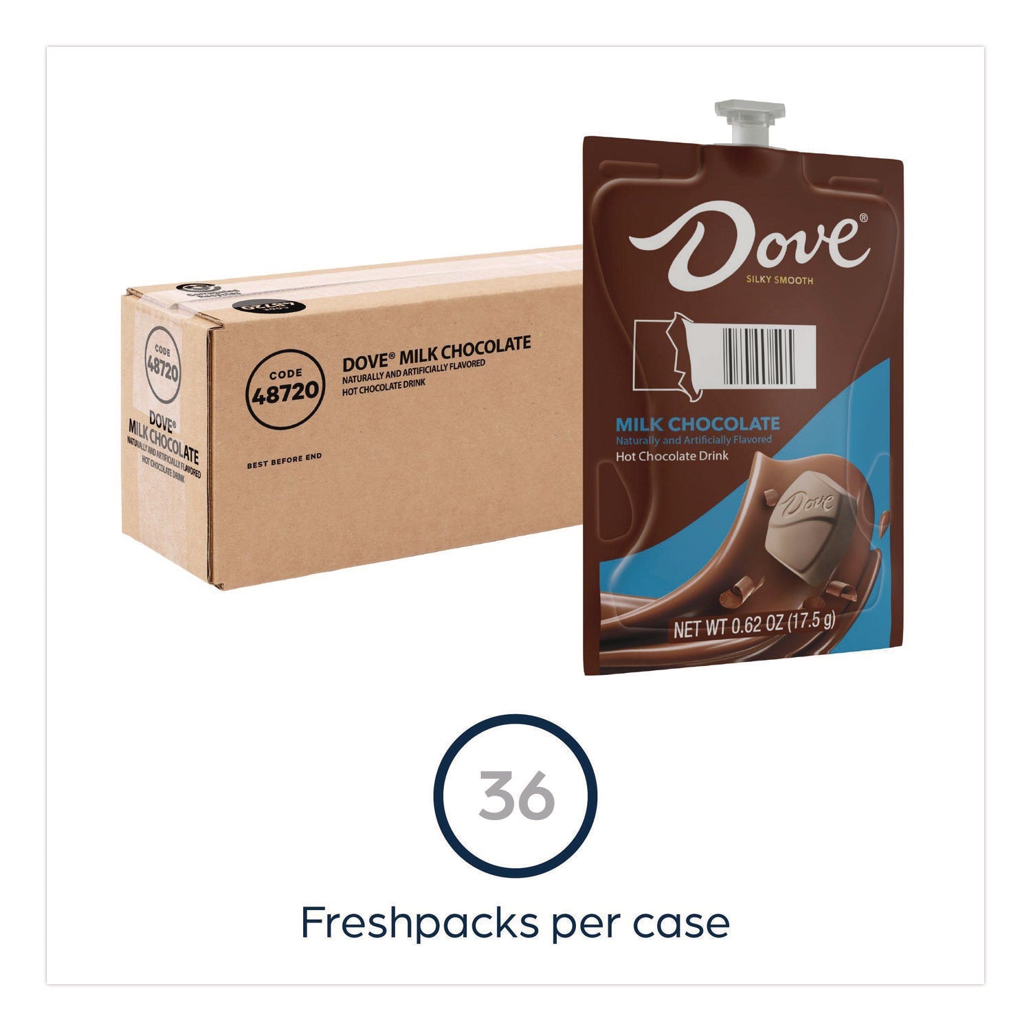 FLAVIA® Hot Chocolate Freshpack, Milk Chocolate, 36/Carton - Bloom Skins