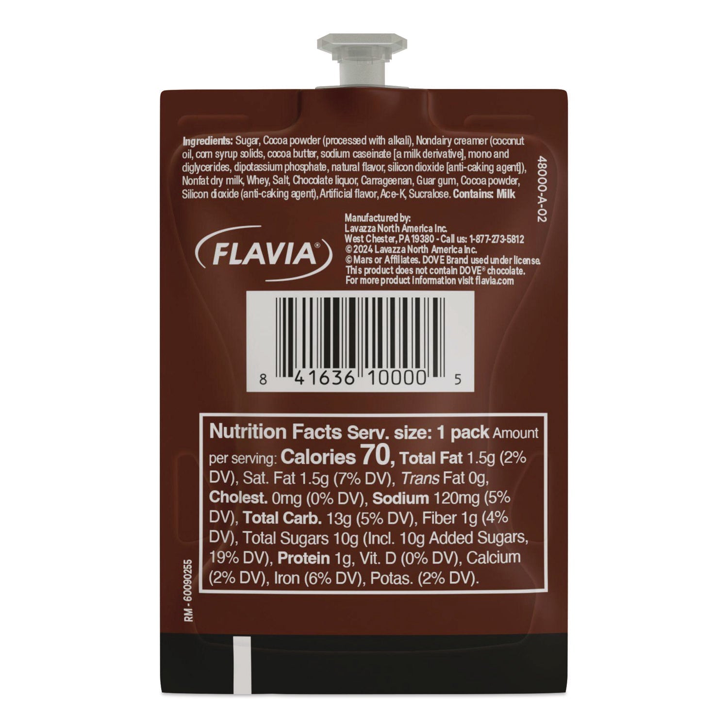 FLAVIA® Hot Chocolate Freshpack, Milk Chocolate, 36/Carton - Bloom Skins