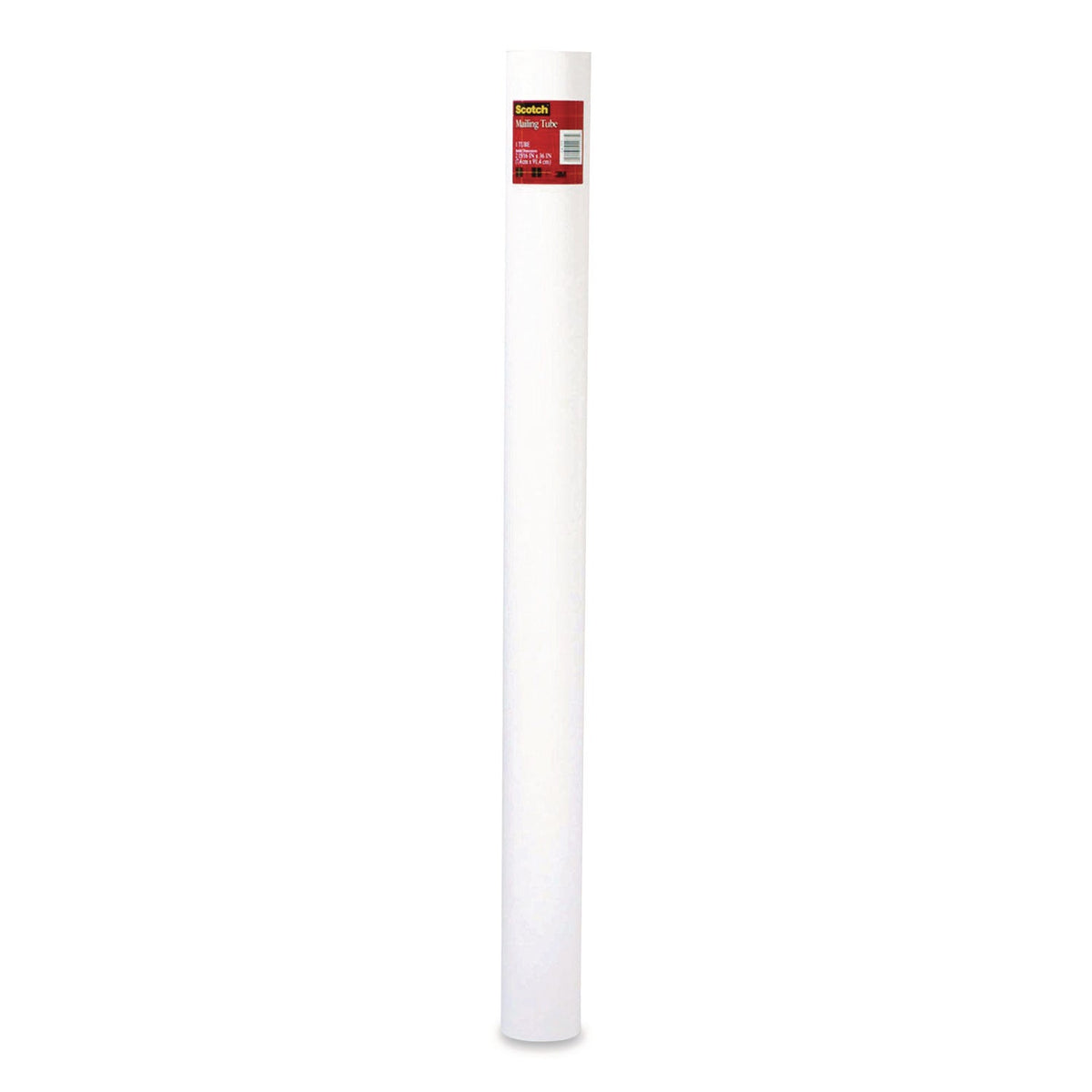 Scotch™ Mailing Tube, 48" Long, 4" Diameter, White, 12/Carton - Bloom Skins