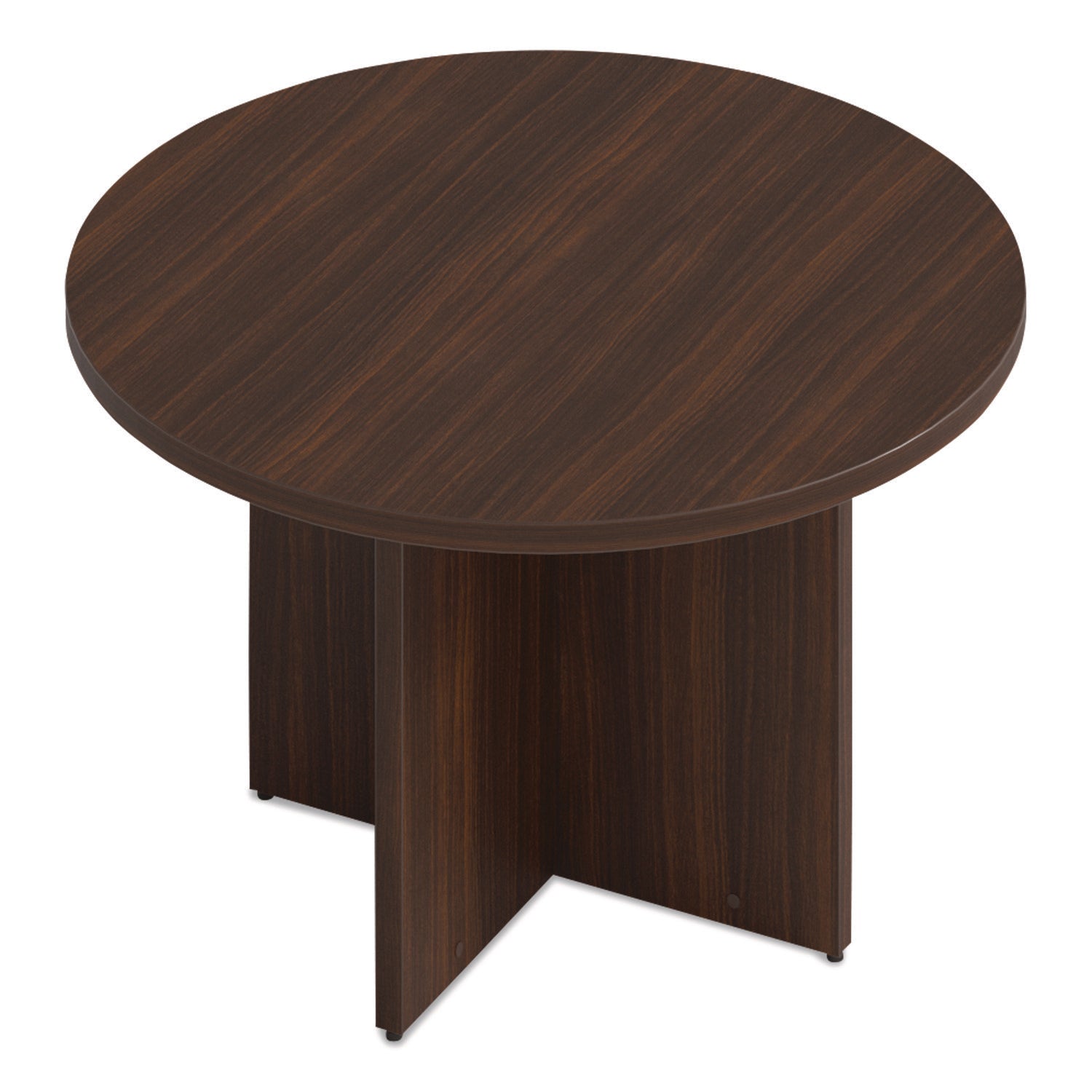 Alera® Alera Seville Round Conference Table, Round, 48" Diameter, Mahogany