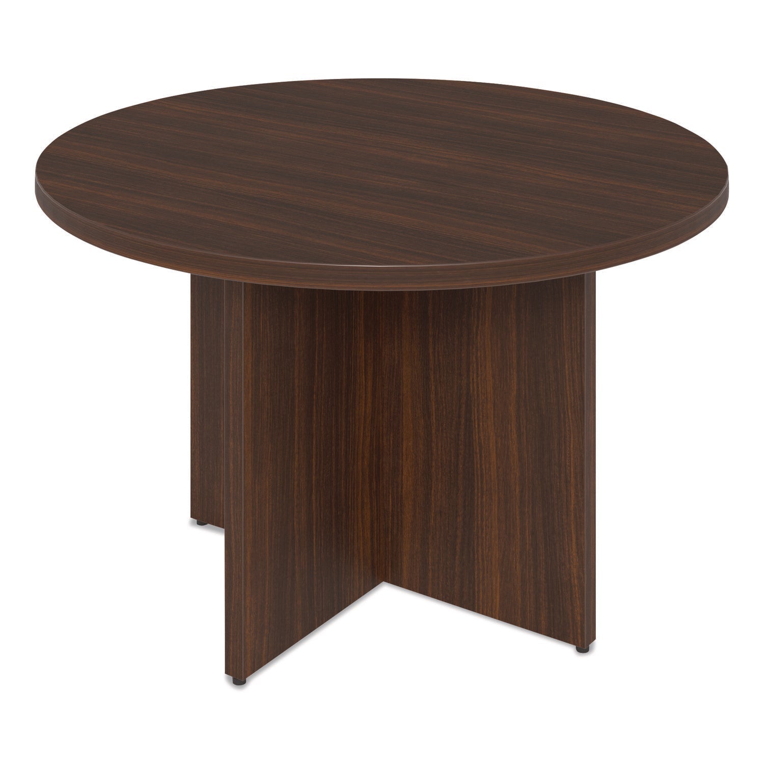 Alera® Alera Seville Round Conference Table, Round, 48" Diameter, Mahogany