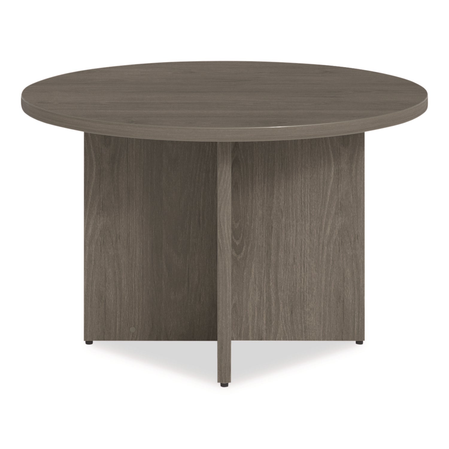 Alera® Alera Seville Round Conference Table, Round, 48" Diameter, Walnut