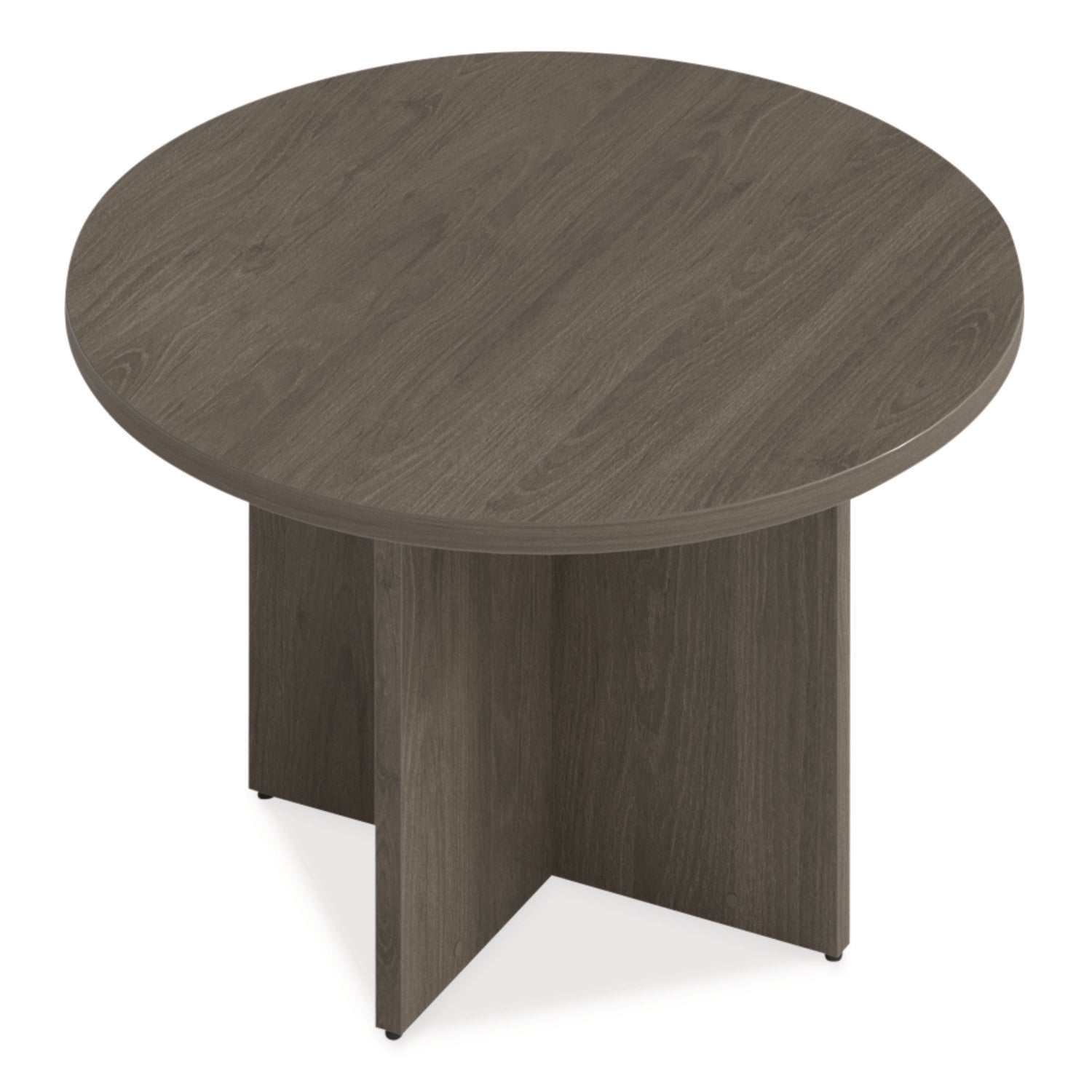 Alera® Alera Seville Round Conference Table, Round, 48" Diameter, Walnut