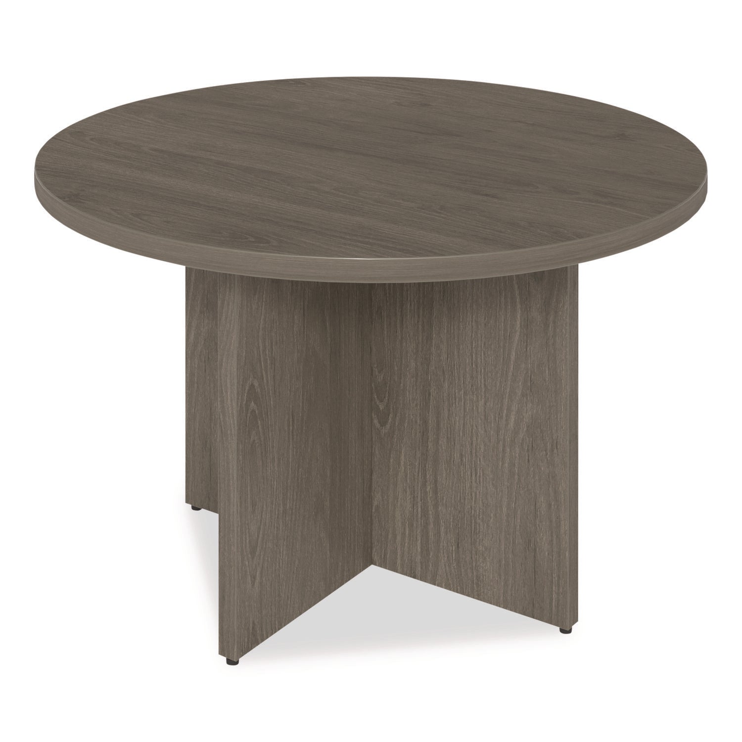 Alera® Alera Seville Round Conference Table, Round, 48" Diameter, Walnut