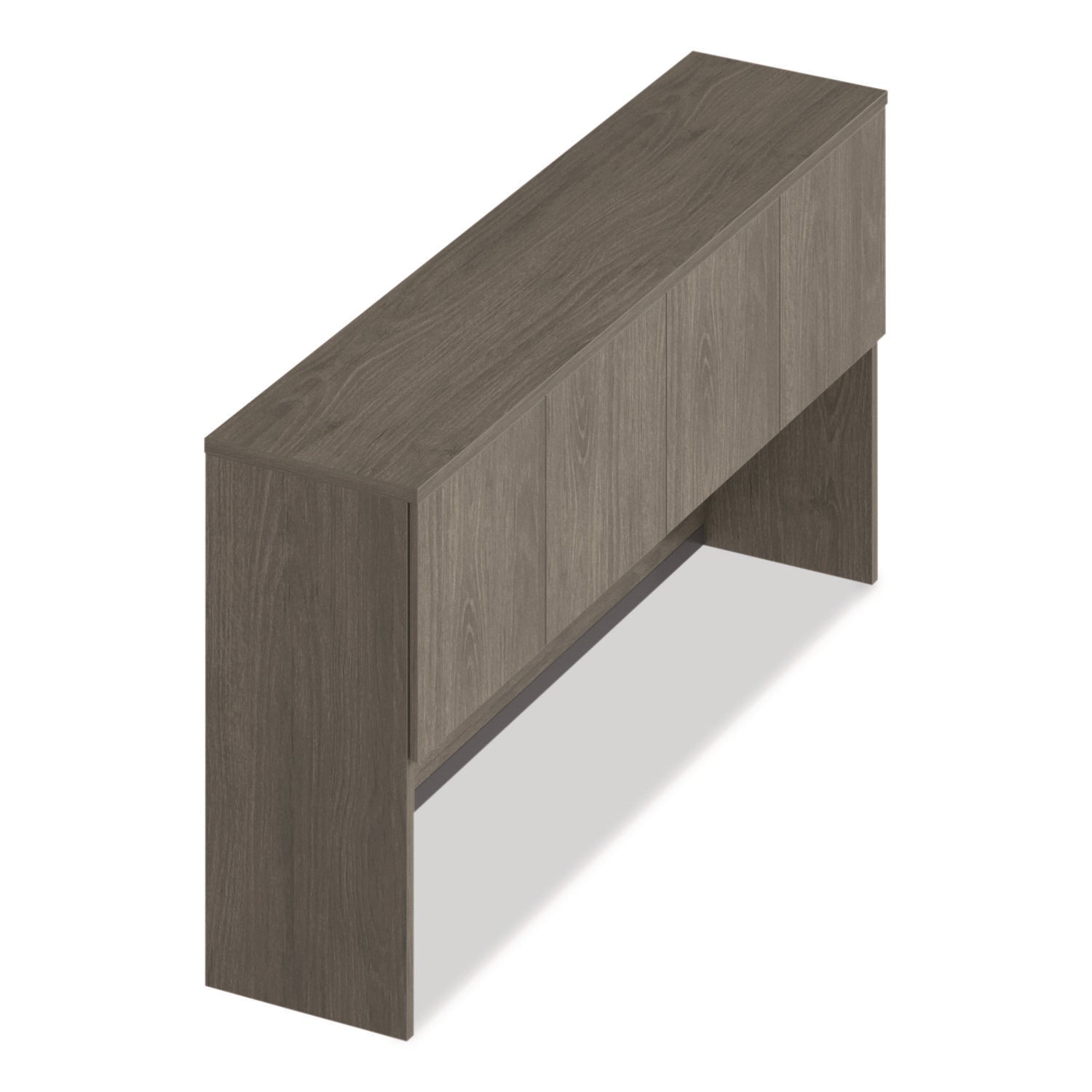 Alera® Alera Seville Hutch with Doors, 4 Compartments, 72" x 16" x 36", Walnut