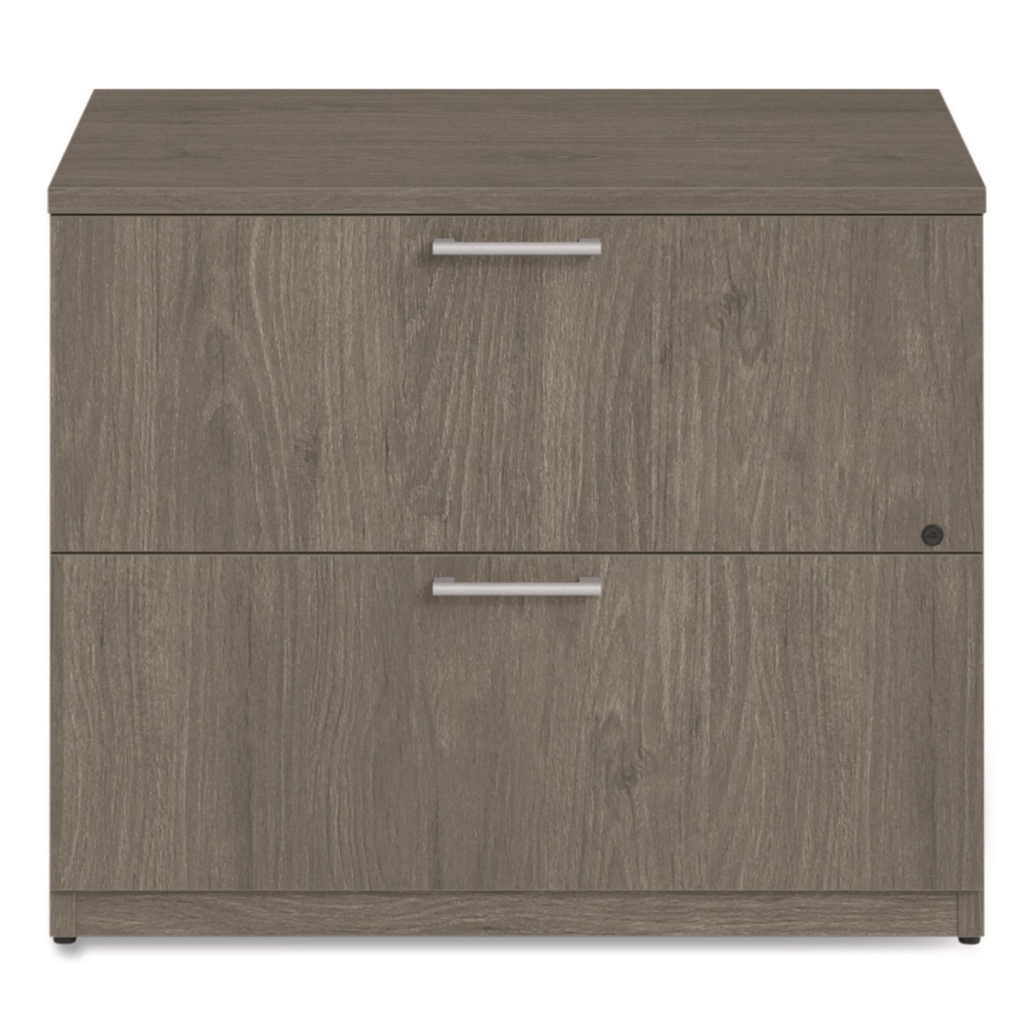 Alera® Alera Seville Series Lateral File Cabinet, 2 Legal-Size File Drawers, Walnut, 36" x 24" x 29"