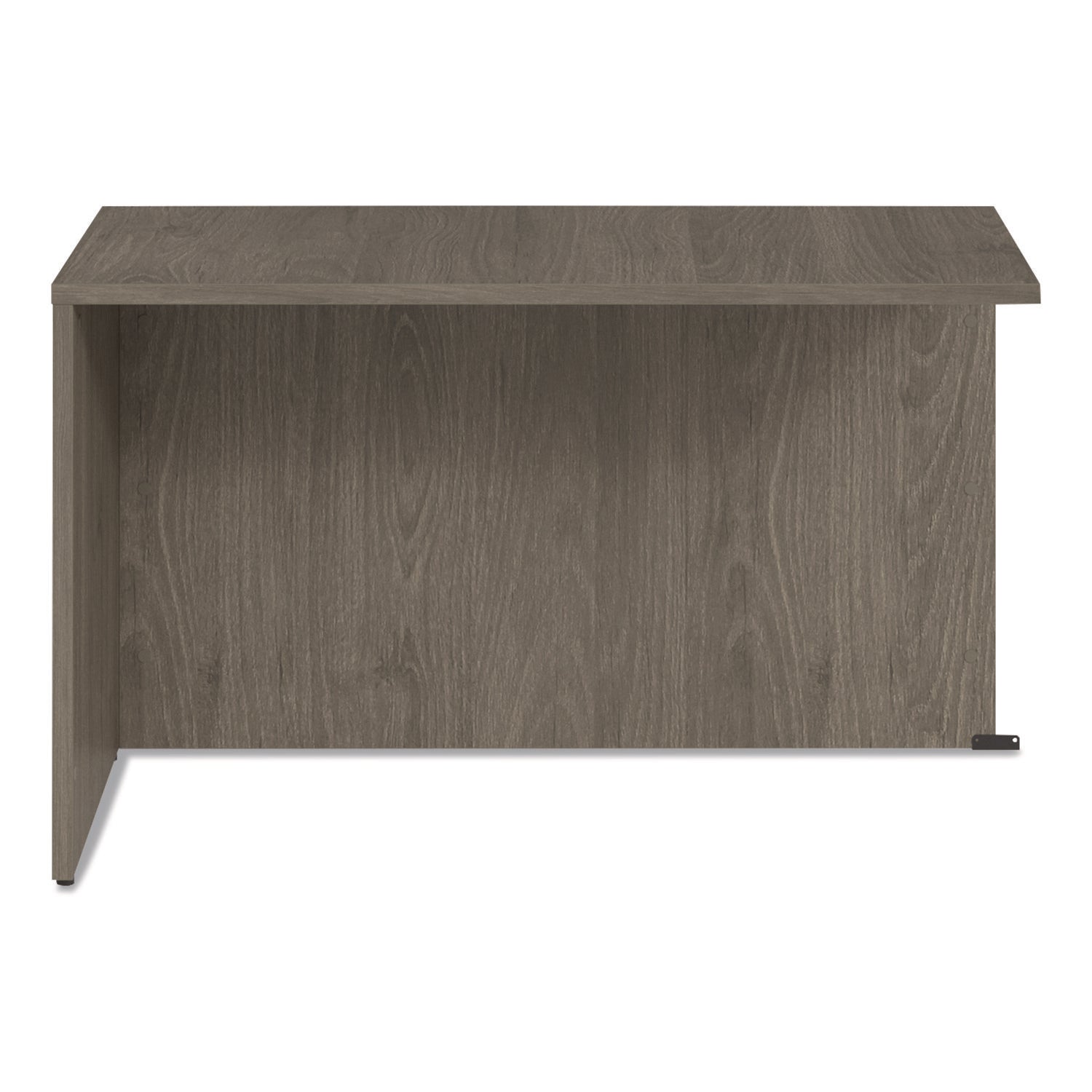 Alera® Seville Series Return Shell, Reversible, 48" x 24" x 29", Walnut
