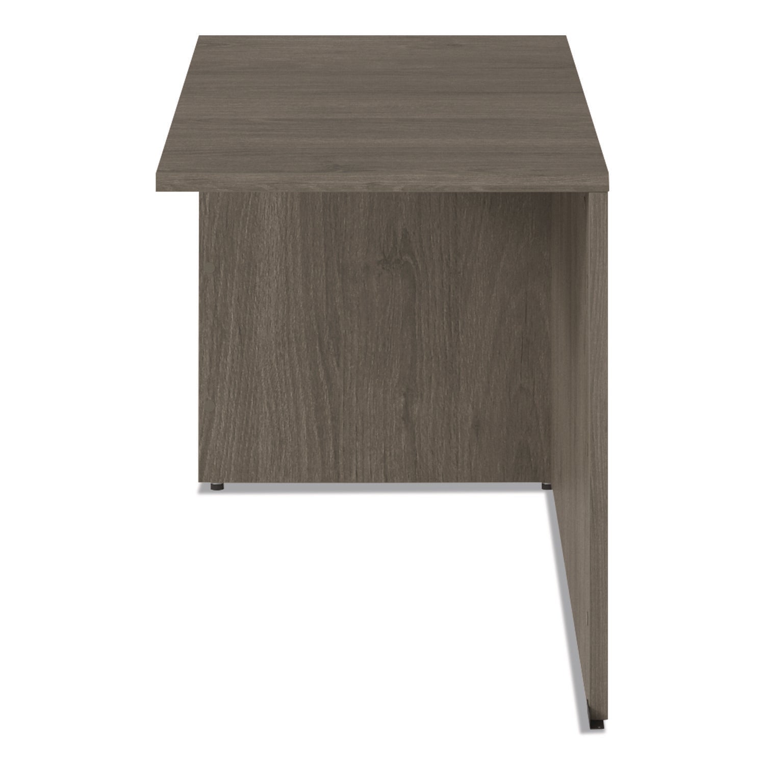 Alera® Seville Series Return Shell, Reversible, 48" x 24" x 29", Walnut