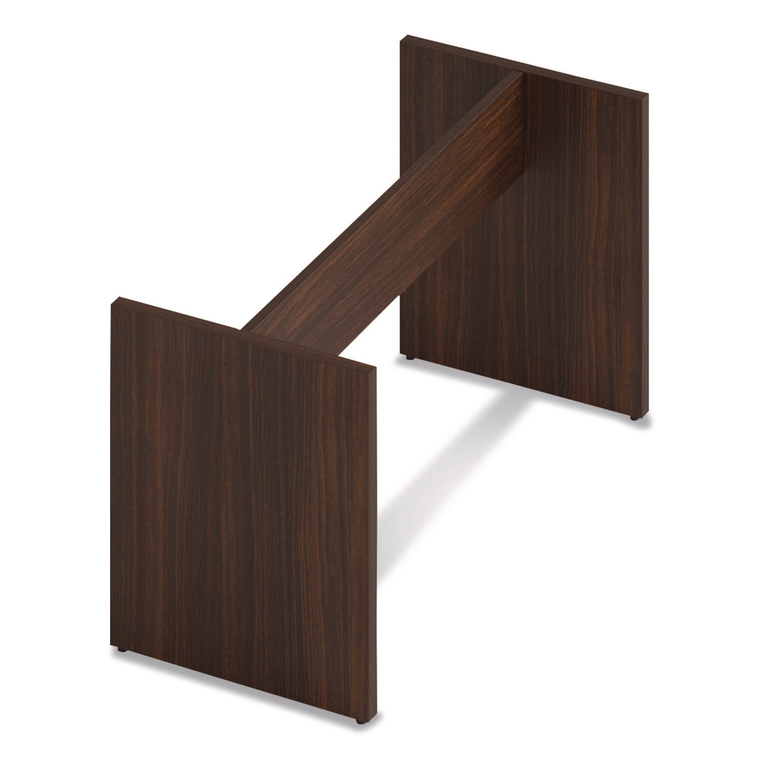 Alera® Alera Seville 96" Wide Conference Table Base, 50w x 22d x 28h, Mahogany