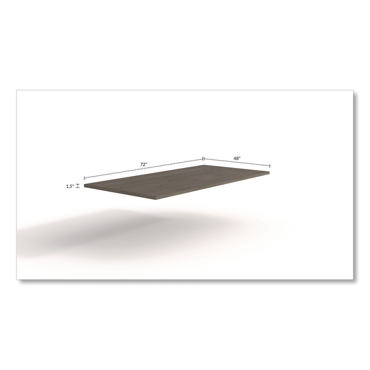 Alera® Alera Seville 96" Wide Conference Table Top, Rectangular, 96w x 48d x 1.5h, Walnut