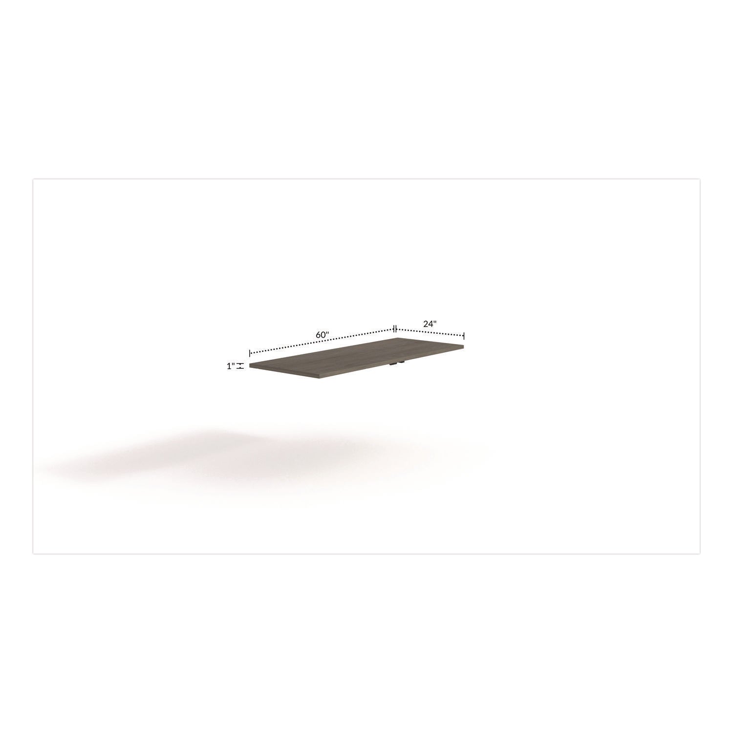 Alera® Alera Seville Training Table Top, Rectangular, 60w x 29d Walnut