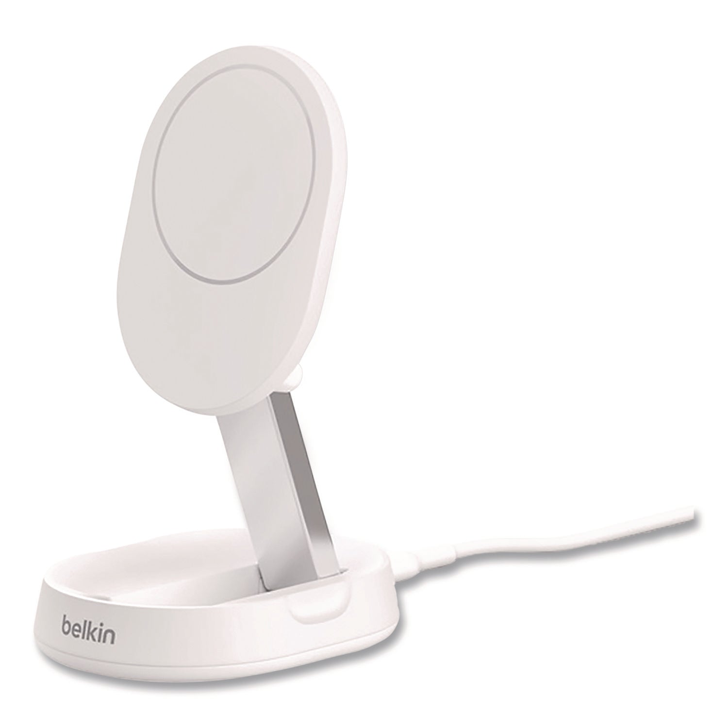 Belkin® BOOST CHARGE Pro Convertible Magnetic Wireless Charging Stand, Qi2 Wireless Charging, 15 W, White