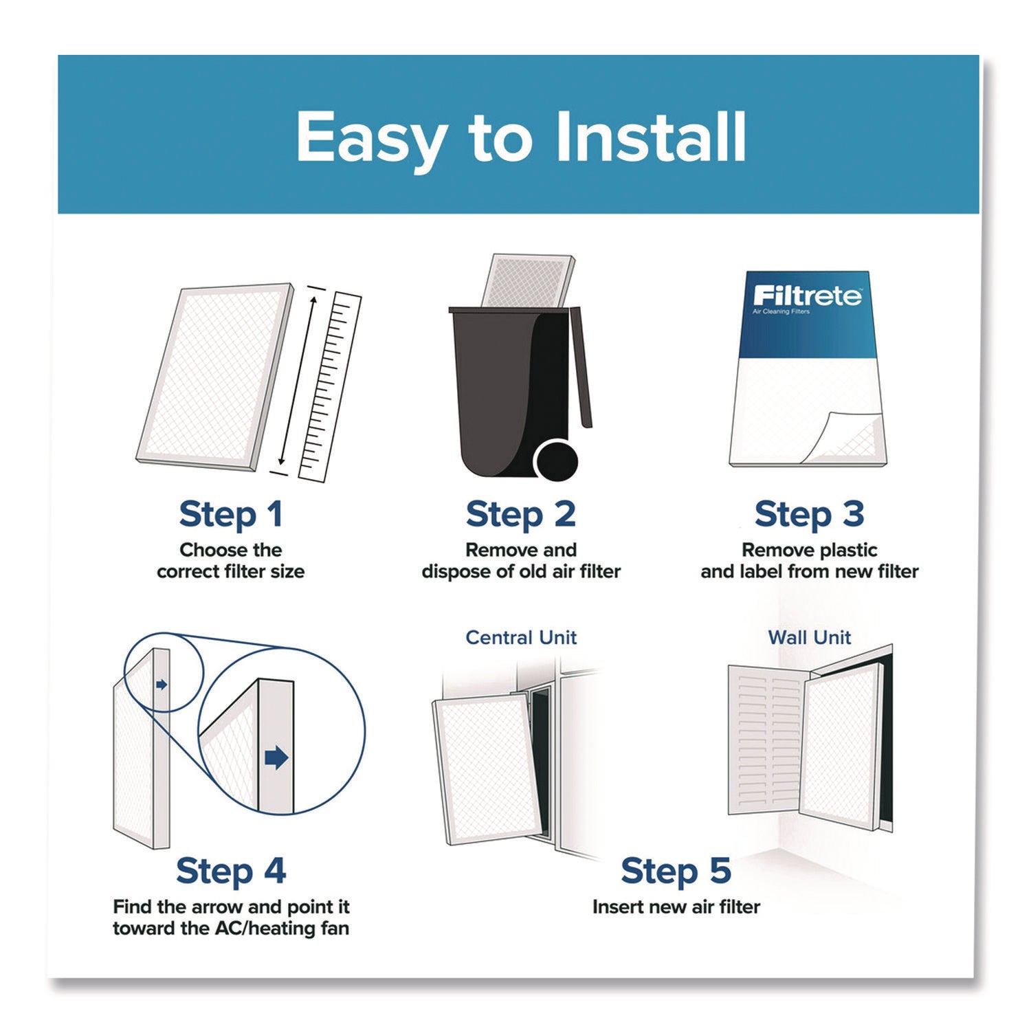 Filtrete™ High Performance Air Filter, 12 x 12, 4/Carton - Bloom Skins