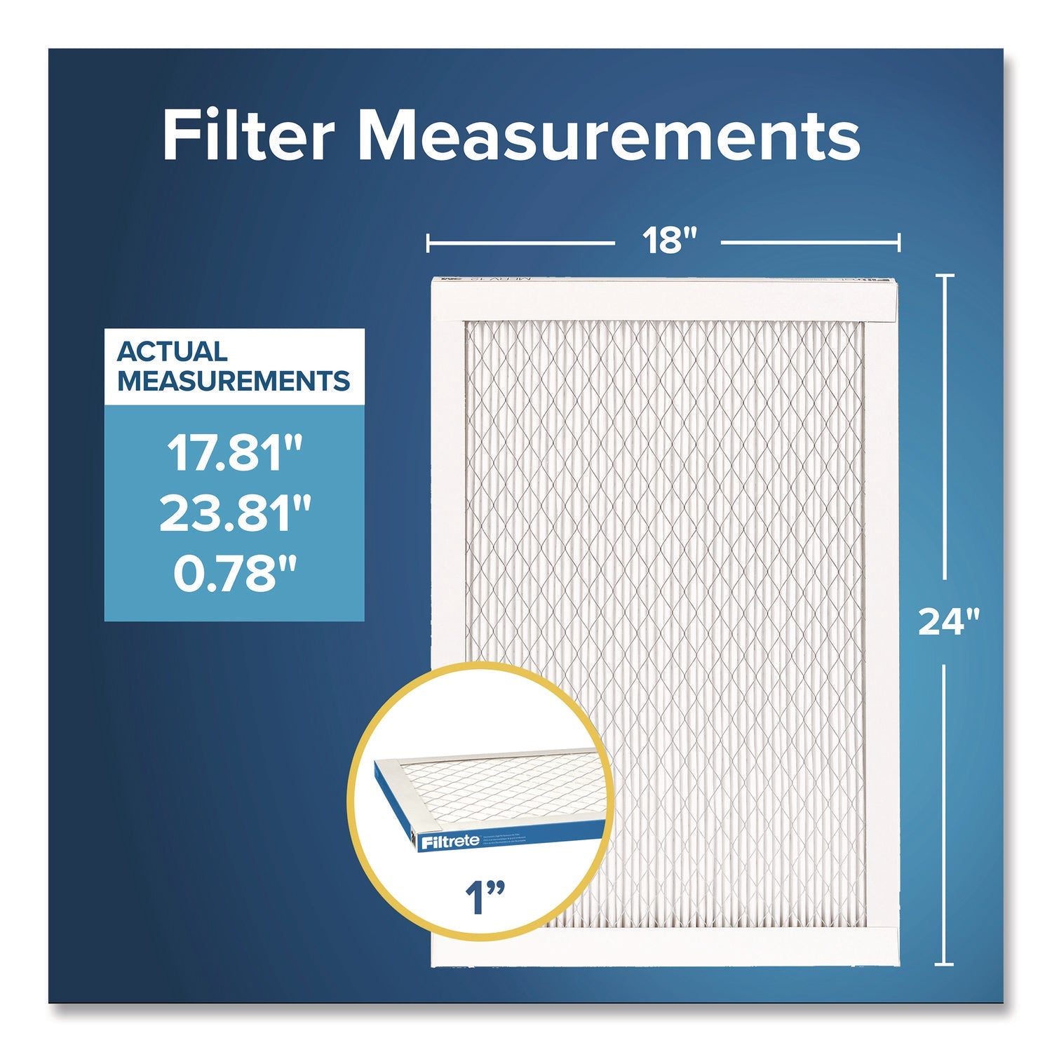 Filtrete™ Premium Allergen, Bacteria and Virus Filter, 18 x 24, 4/Carton - Bloom Skins