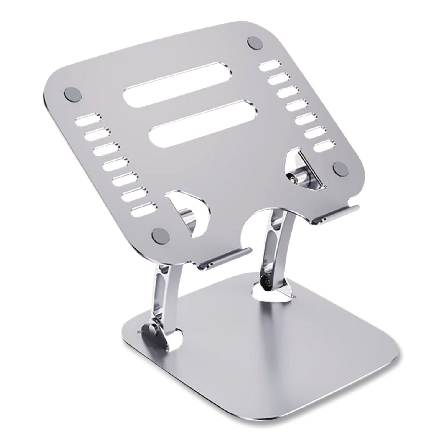 OTM Essentials™ Adjustable Laptop Riser Stand, 10.62" x 9" x 1.5" to 5", Silver