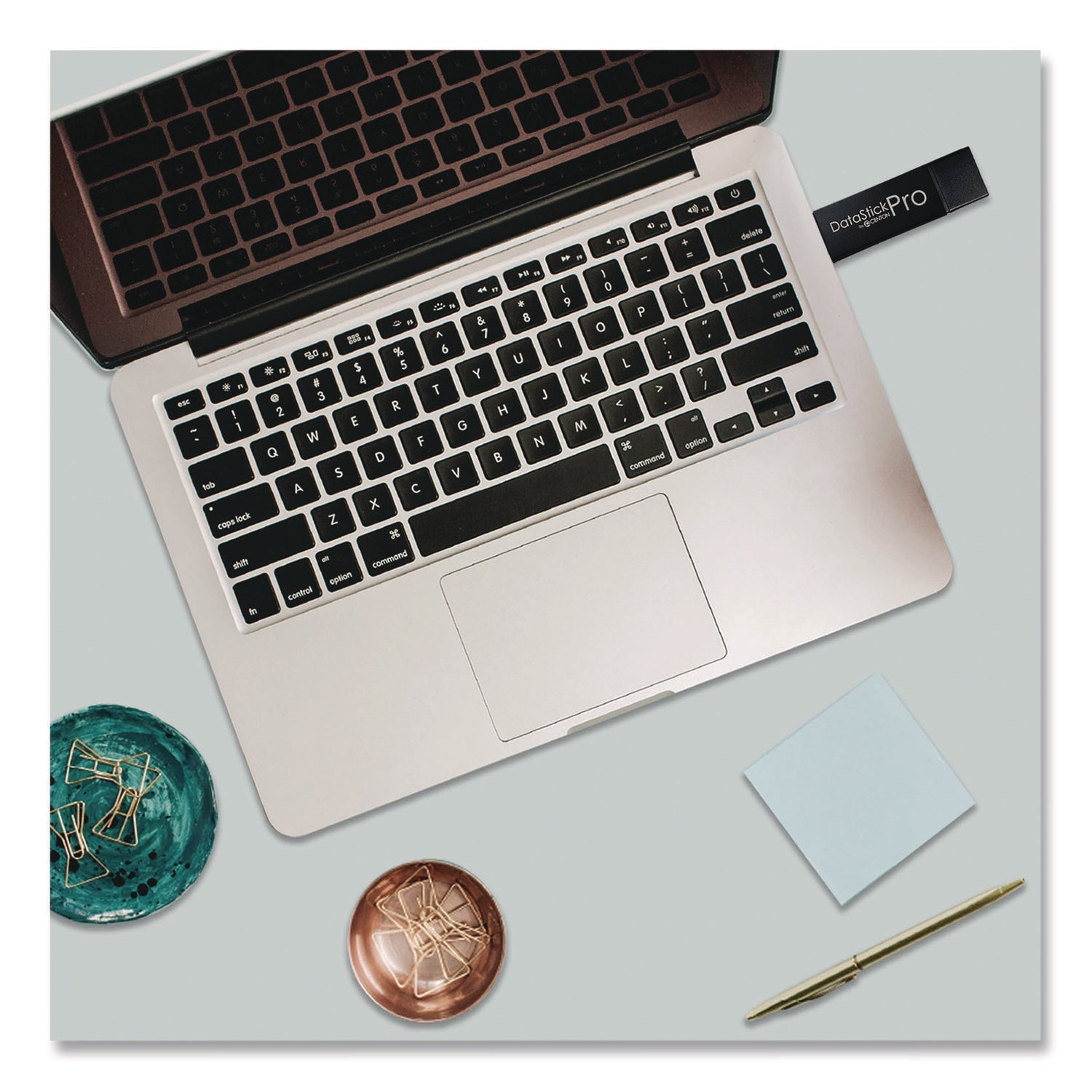 Centon DataStick Pro USB 3.2 Type A Flash Drive, 16 GB, Black, 10/Pack