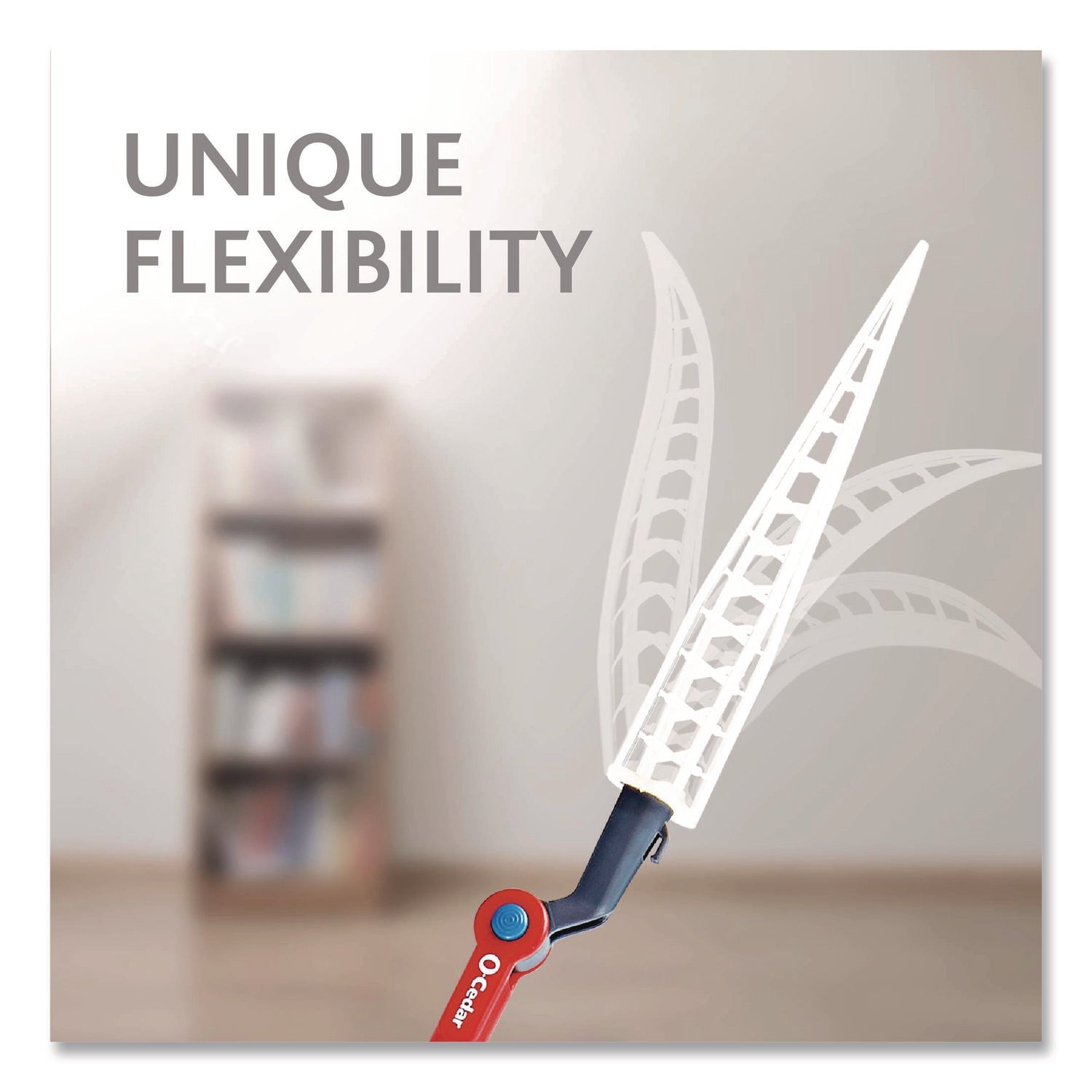 O-Cedar® Flex and Catch Heavy-Duty Dusting Kit, 1 Duster Wand and 3 Refills, 6/Carton