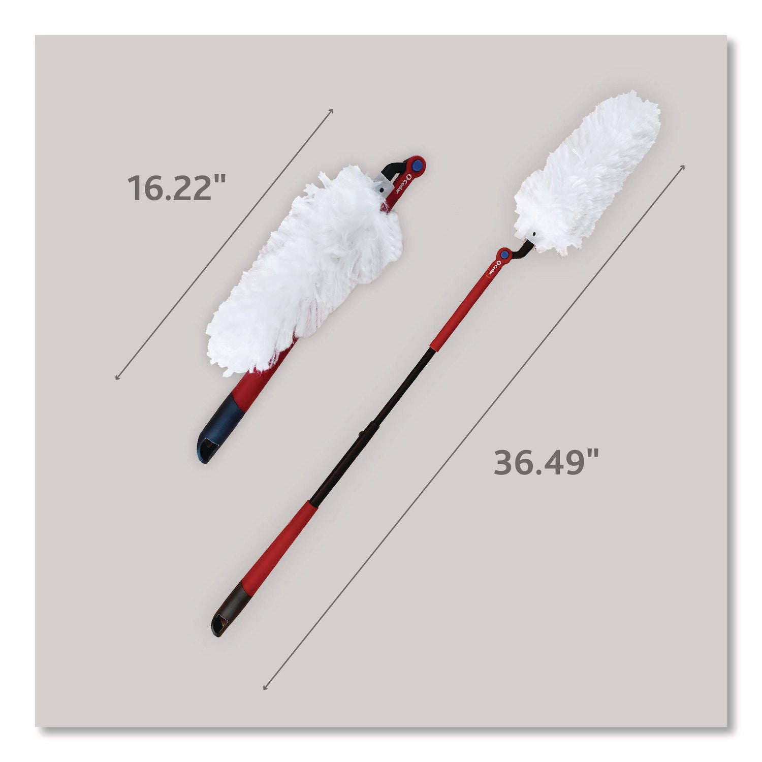 O-Cedar® Flex and Catch Heavy-Duty Dusting Kit, 1 Duster Wand and 3 Refills, 6/Carton